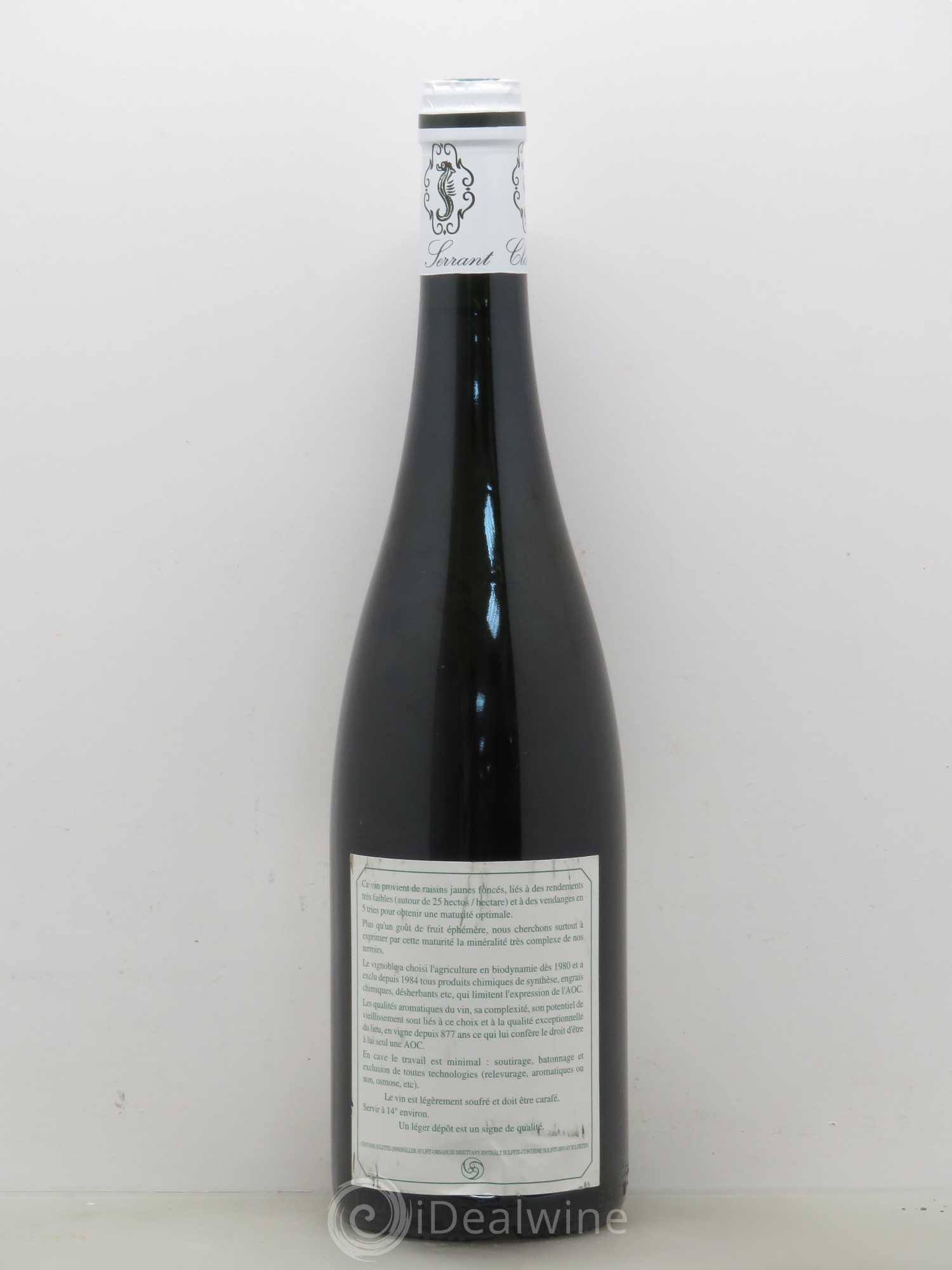 Savennières Clos de la Coulée de Serrant Vignobles de la Coulée de Serrant - Nicolas Joly 2011 - Lot de 1 bouteille - 1