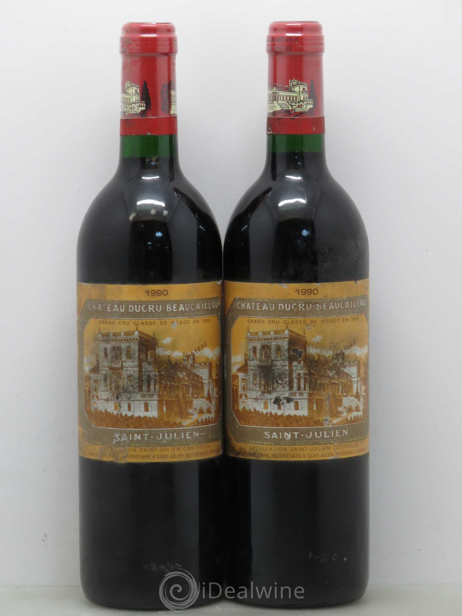 Château Ducru Beaucaillou 2ème Grand Cru Classé 1990 - Lot de 2 bouteilles - 0