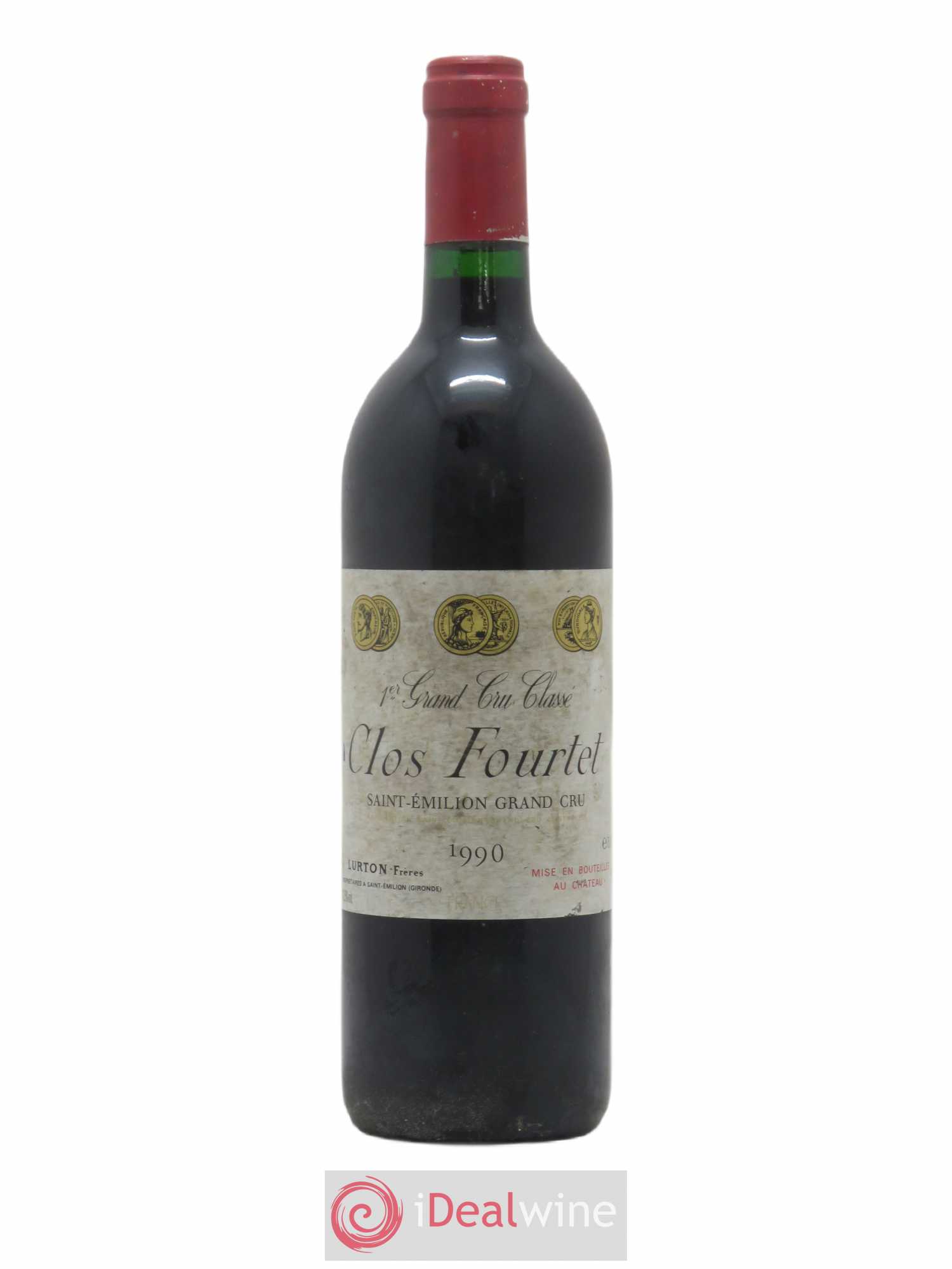 Clos Fourtet 1er Grand Cru Classé B 1990 - Lot de 1 bouteille - 0