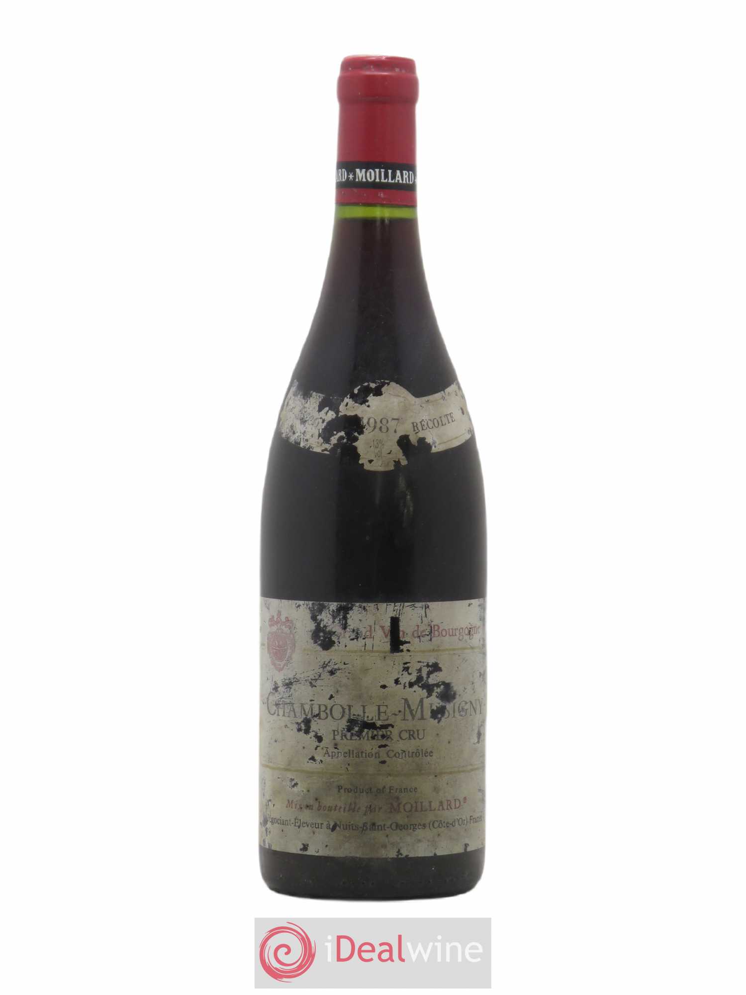 Chambolle-Musigny 1er Cru Moillard-Grivot 1987 - Lot de 1 bouteille - 0