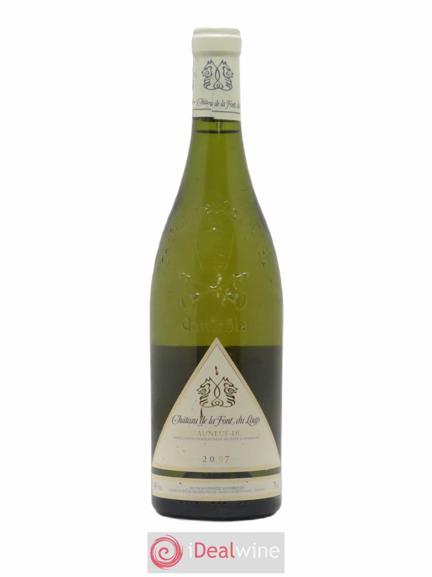 Châteauneuf-du-Pape Château De La Font du Loup 2007 - Posten von 1 Flasche - 0