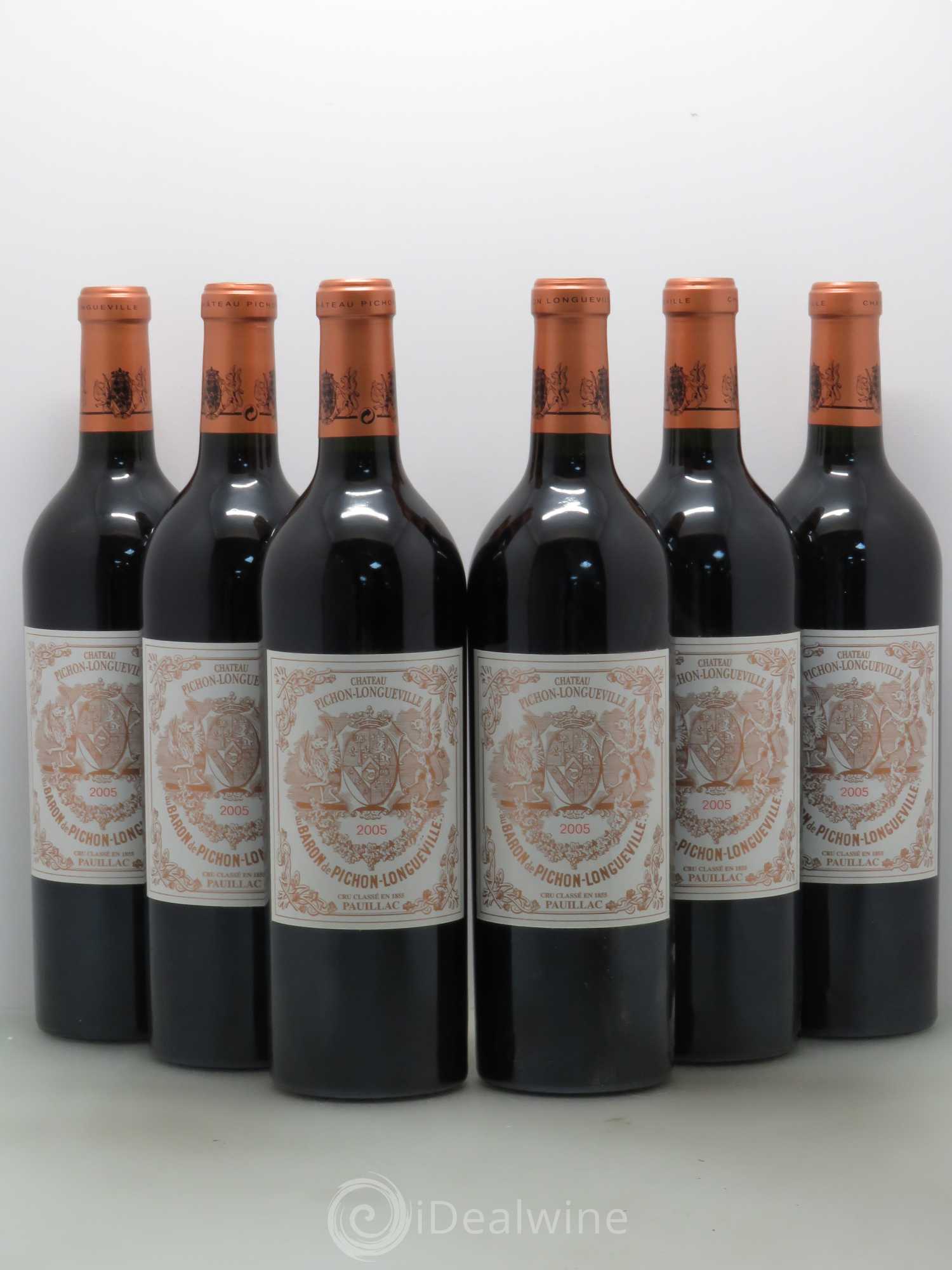 Pichon Longueville Baron 2ème Grand Cru Classé 2005 - Lot de 6 bouteilles - 0