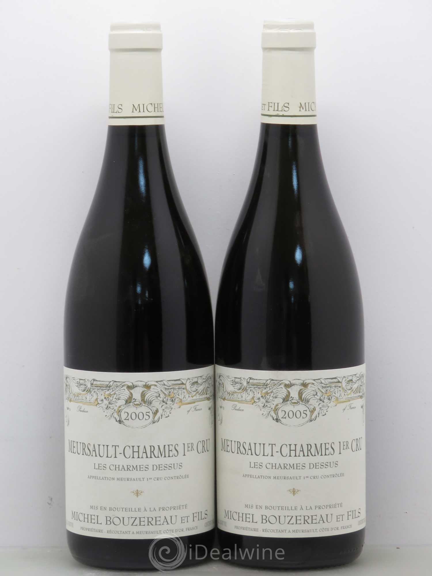 Meursault 1er Cru Les Charmes Dessus Michel Bouzereau 2005 - Posten von 2 Flaschen - 0