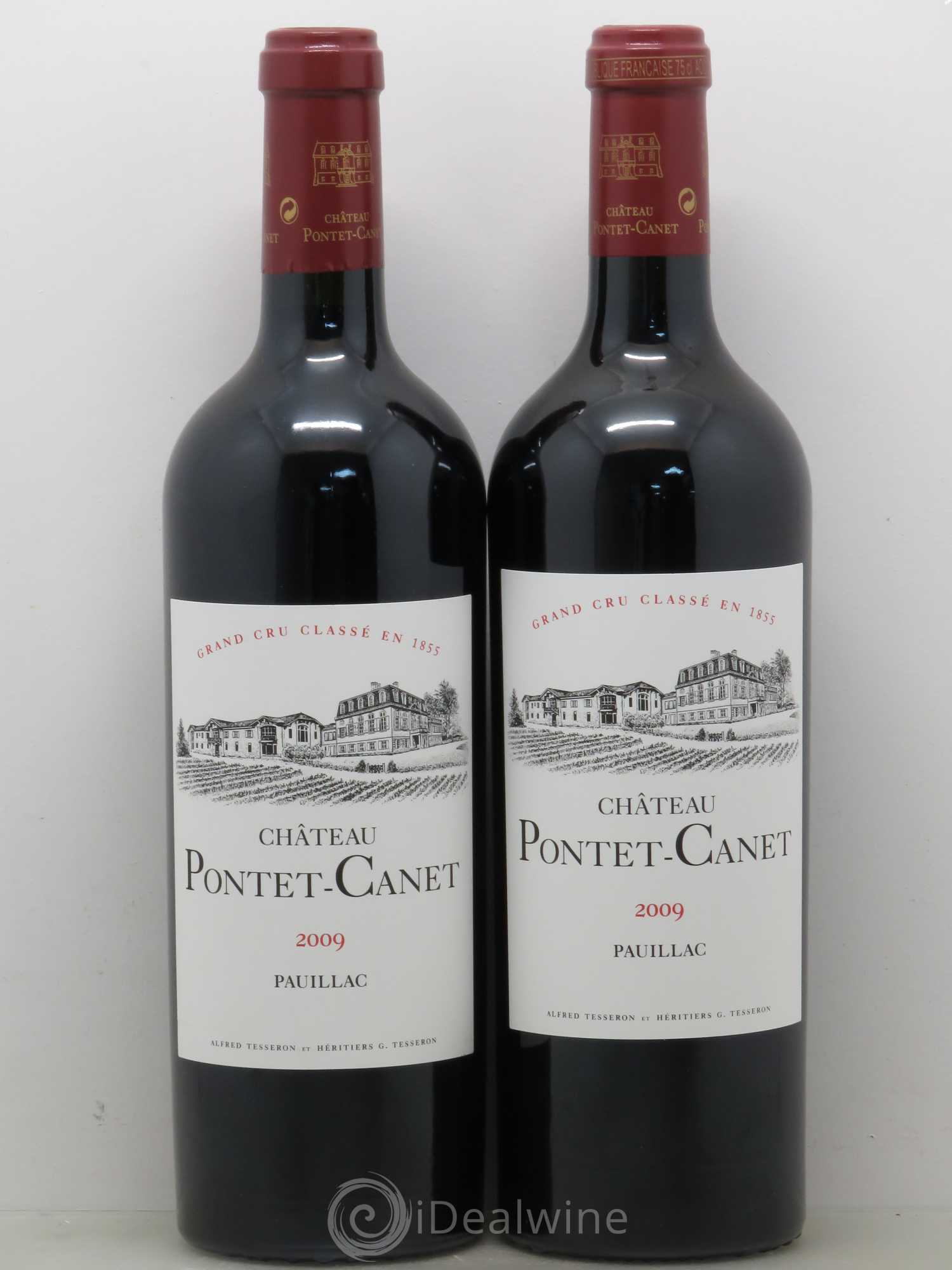 Château Pontet Canet 5ème Grand Cru Classé 2009 - Lot de 2 bouteilles - 0