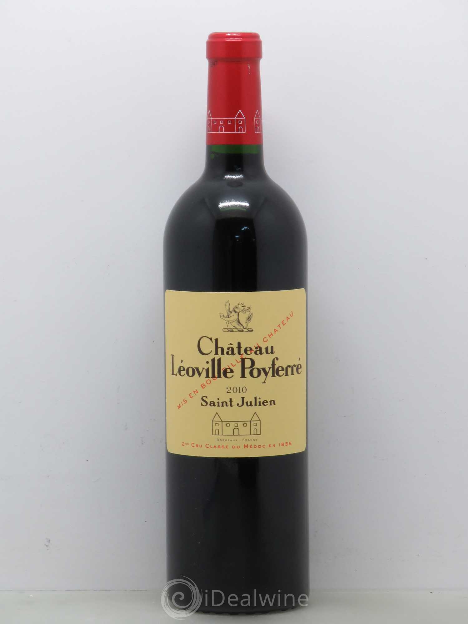 Château Léoville Poyferré 2ème Grand Cru Classé 2010 - Lot de 1 bouteille - 0