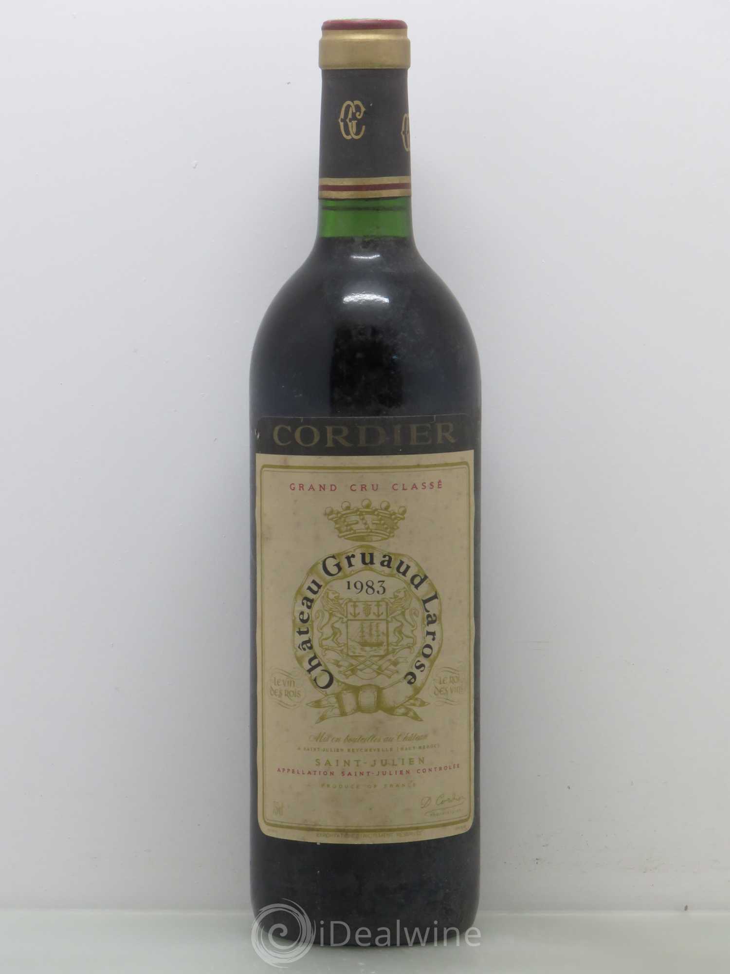 Château Gruaud Larose 2ème Grand Cru Classé 1983 - Lot de 1 bouteille - 0