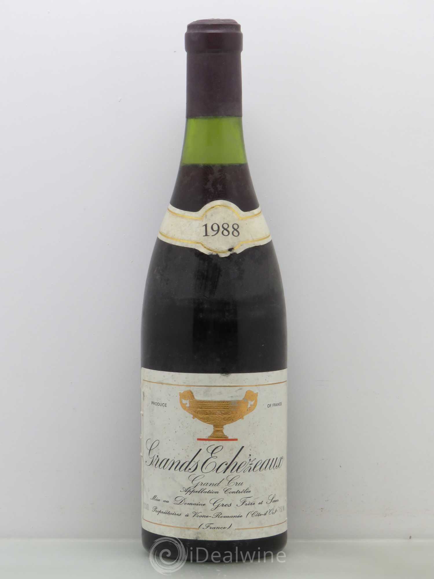 Grands-Echezeaux Grand Cru Gros Frère & Soeur 1988 - Lot de 1 bouteille - 0