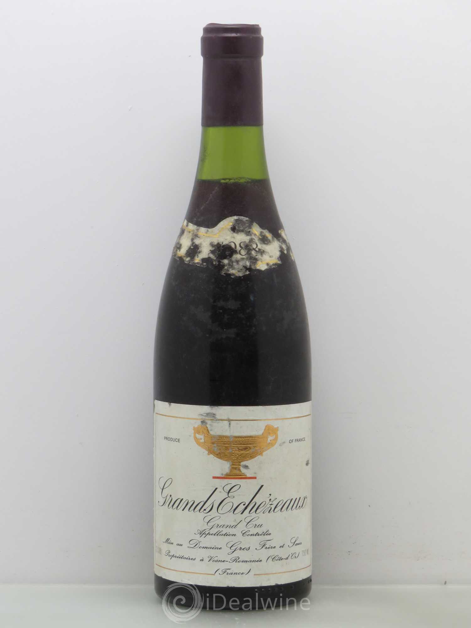 Grands-Echezeaux Grand Cru Gros Frère & Soeur 1988 - Lot de 1 bouteille - 0