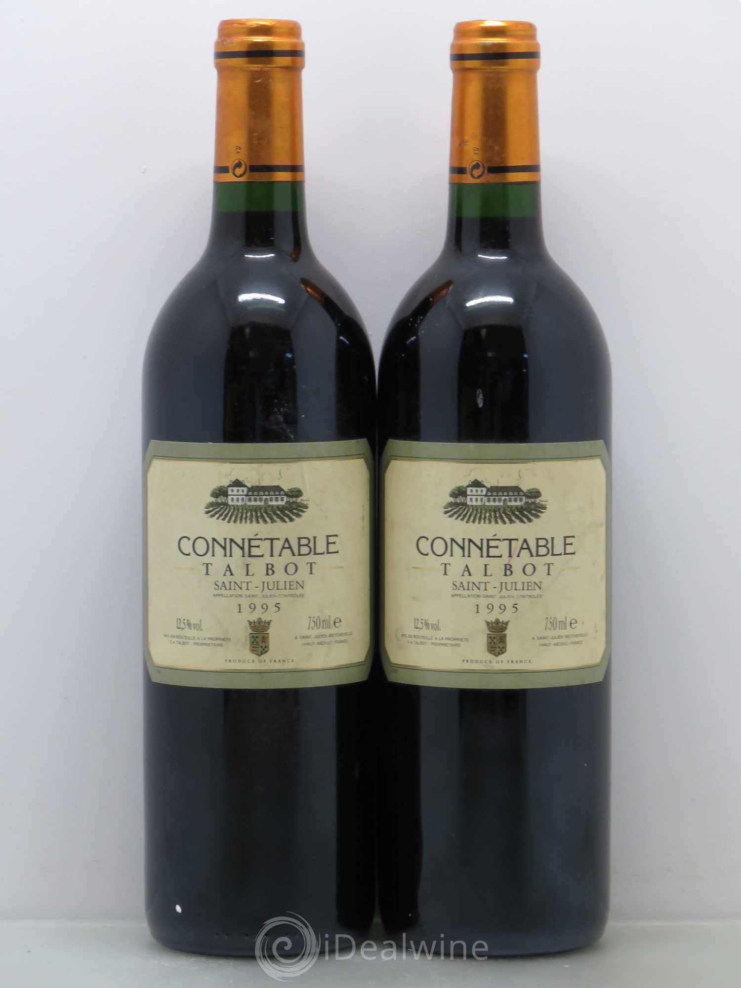 Connétable de Talbot Second Vin 1995 - Lot de 2 bouteilles - 0
