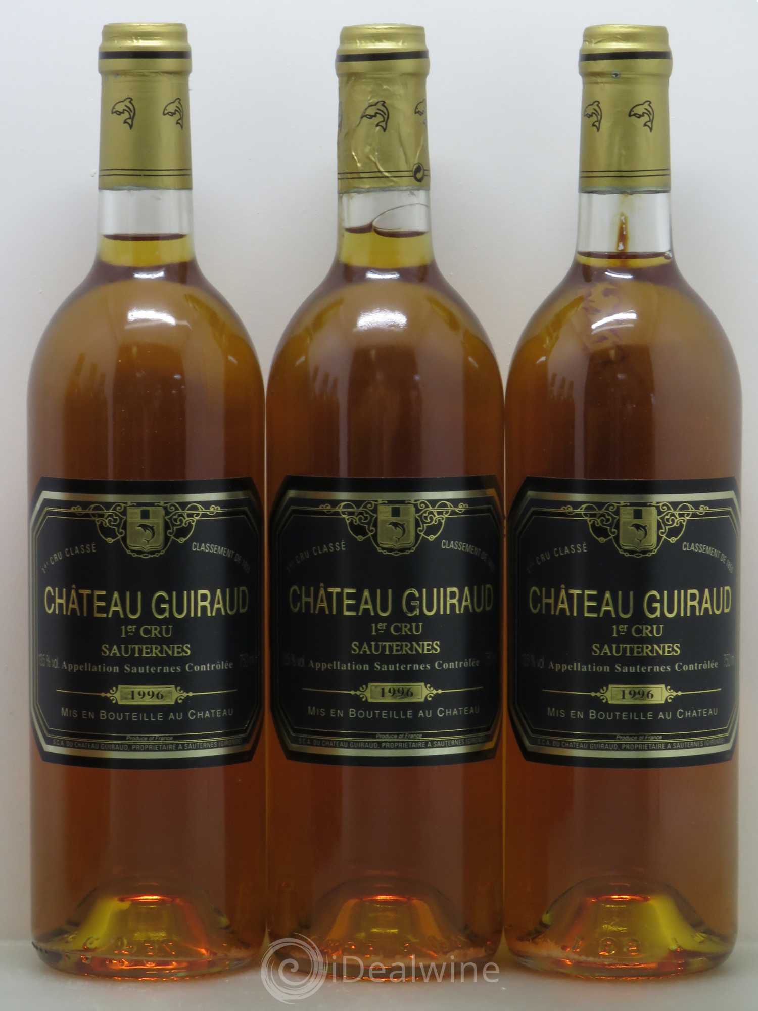Château Guiraud 1er Grand Cru Classé 1996 - Lotto di 6 bottiglie - 1