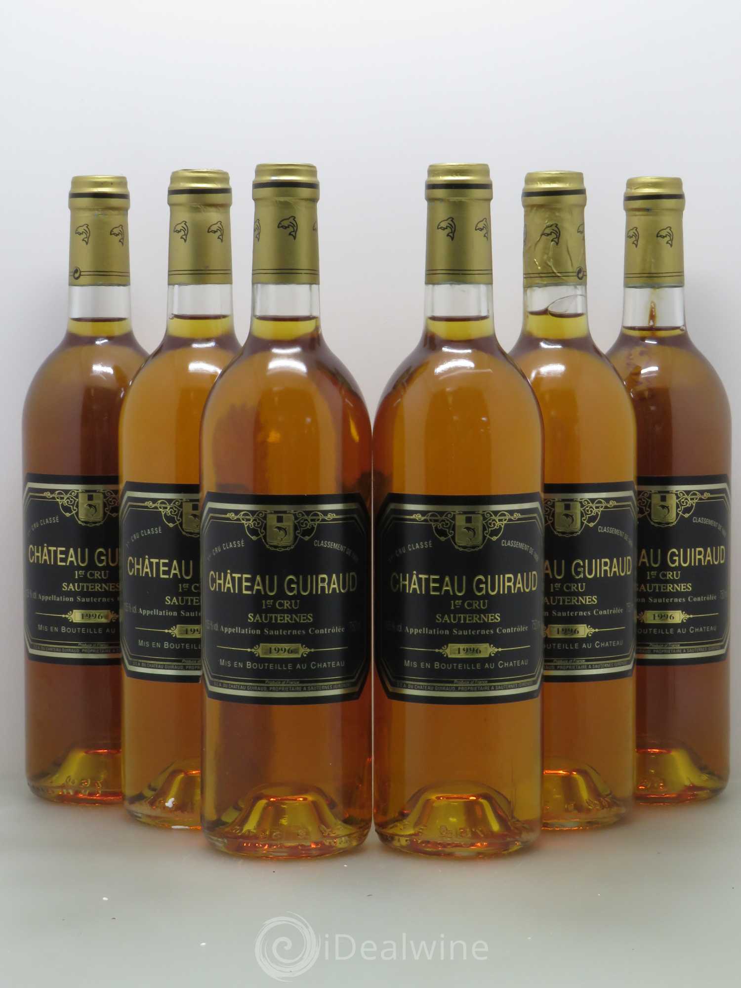 Château Guiraud 1er Grand Cru Classé 1996 - Lotto di 6 bottiglie - 0