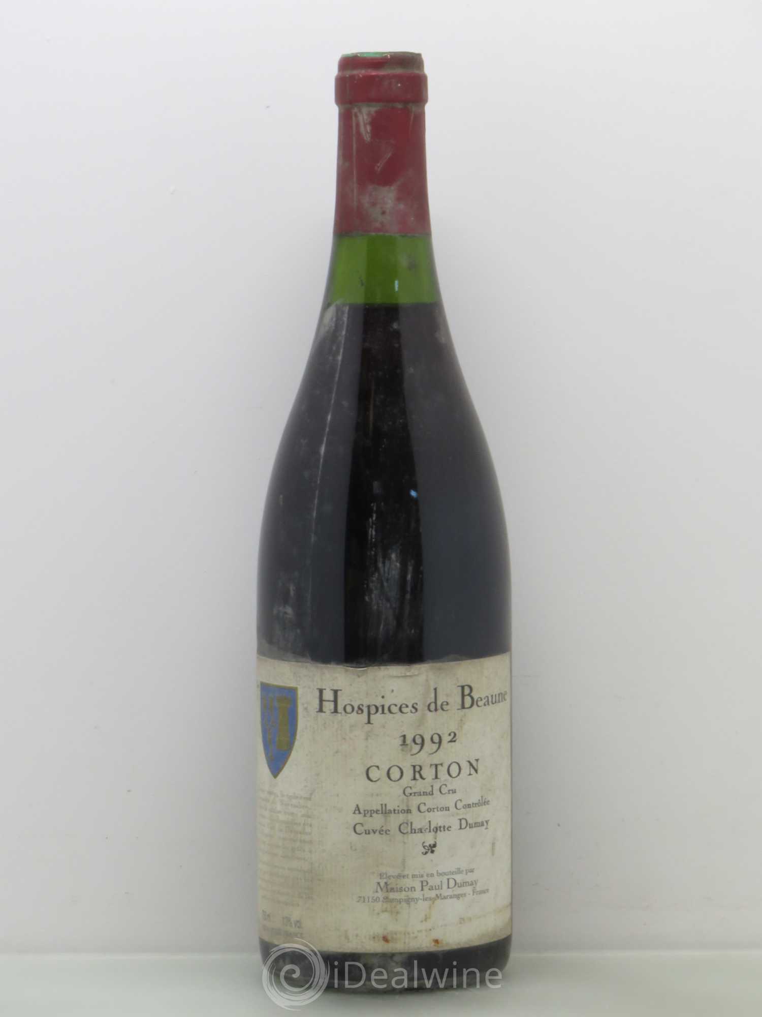 Corton Grand Cru Hospices De Beaune Cuvee C Dumay 1992 - Posten von 1 Flasche - 0