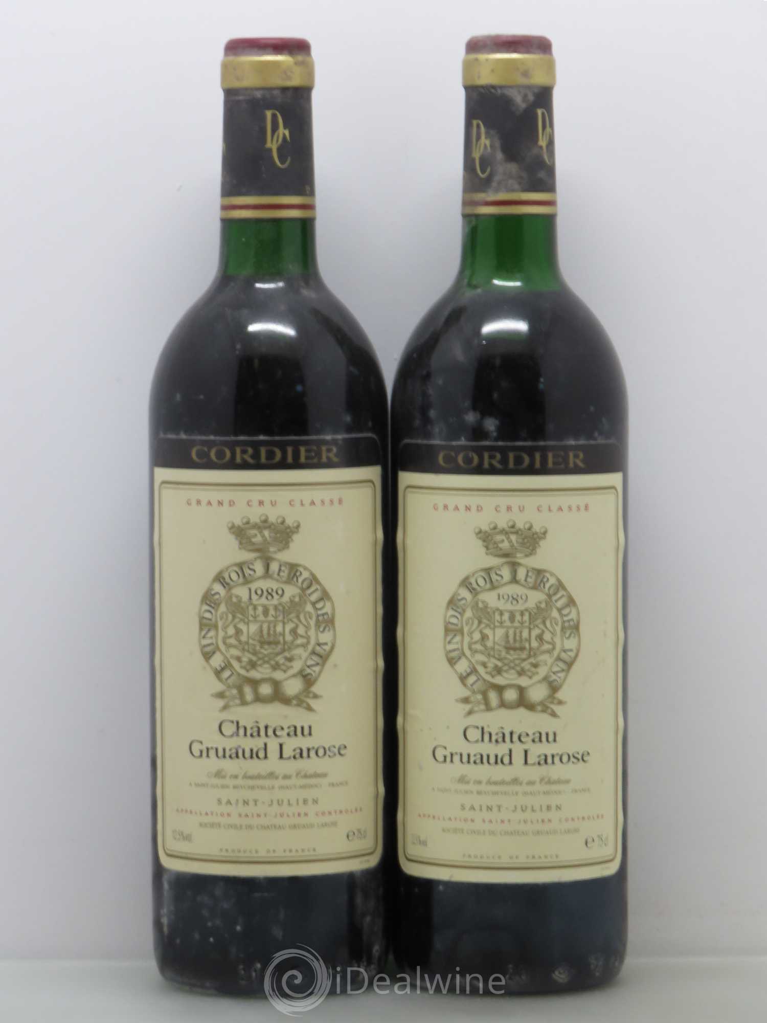 Château Gruaud Larose 2ème Grand Cru Classé 1989 - Lot de 2 bouteilles - 0