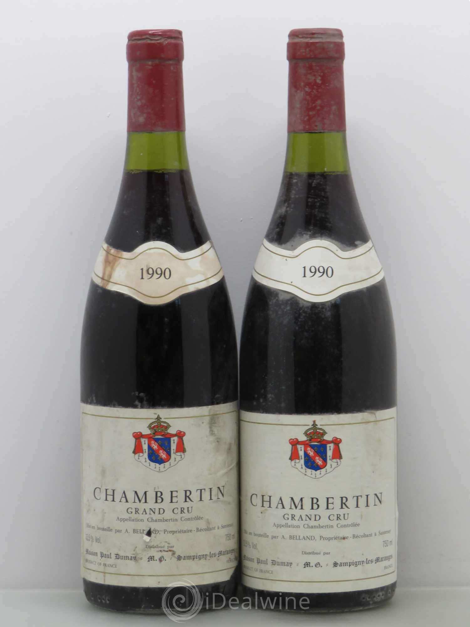 Chambertin Grand Cru Paul Dumay 1990 - Posten von 2 Flaschen - 0
