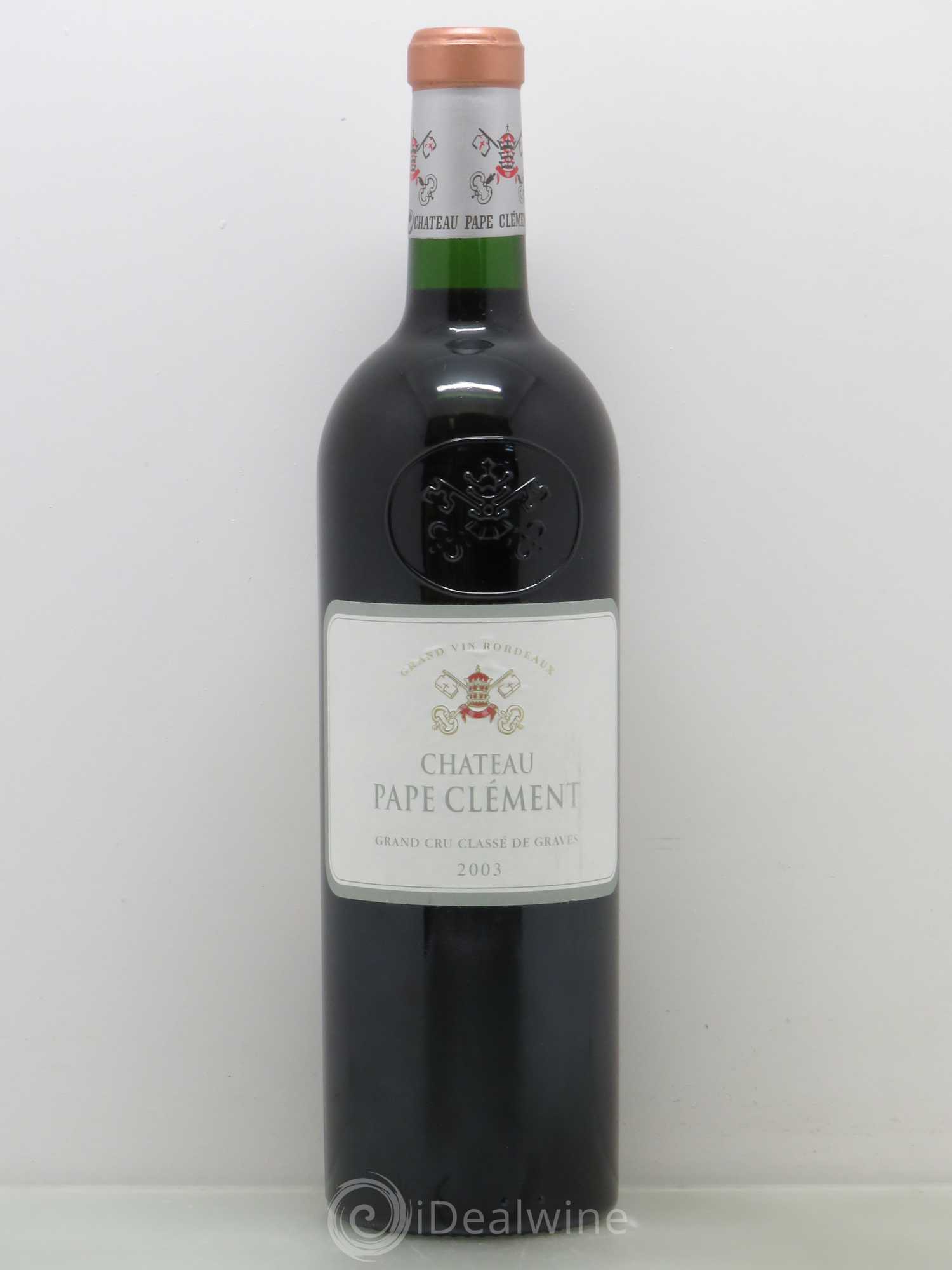 Château Pape Clément Cru Classé de Graves 2003 - Lot de 1 bouteille - 0