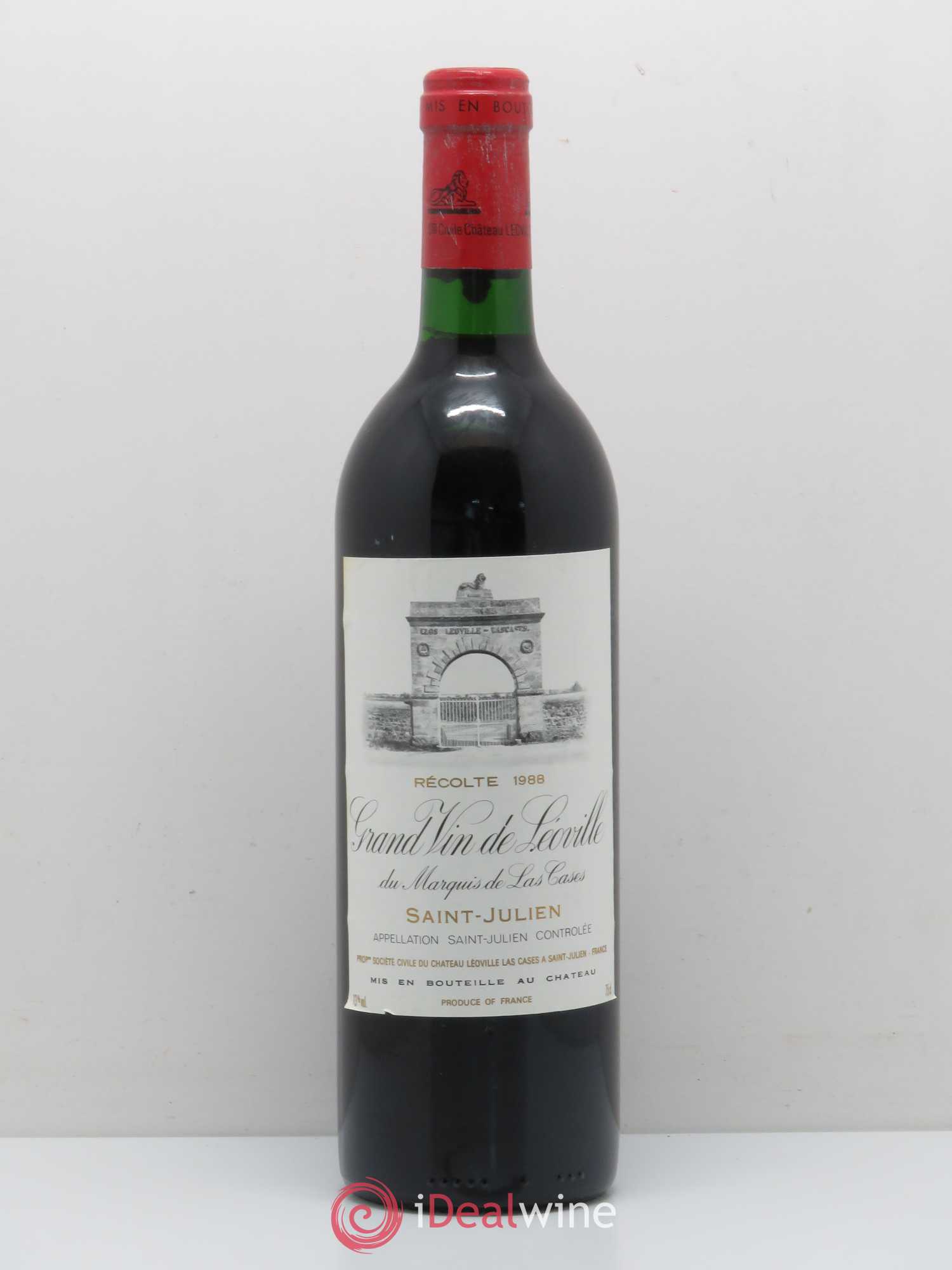 Château Léoville Las Cases 2ème Grand Cru Classé 1988 - Lot de 1 bouteille - 0