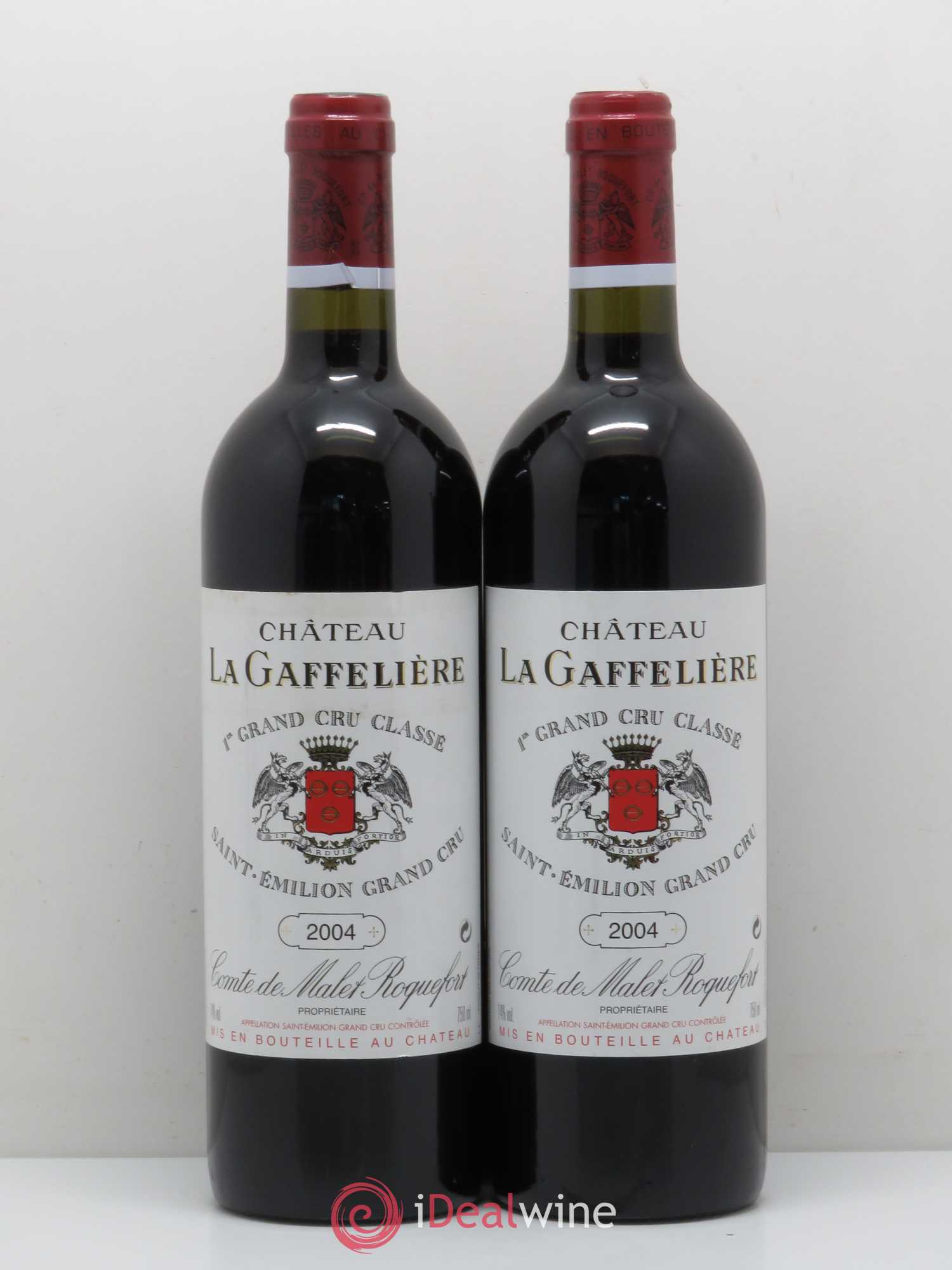 Château la Gaffelière 1er Grand Cru Classé B 2004 - Lot de 2 bouteilles - 0