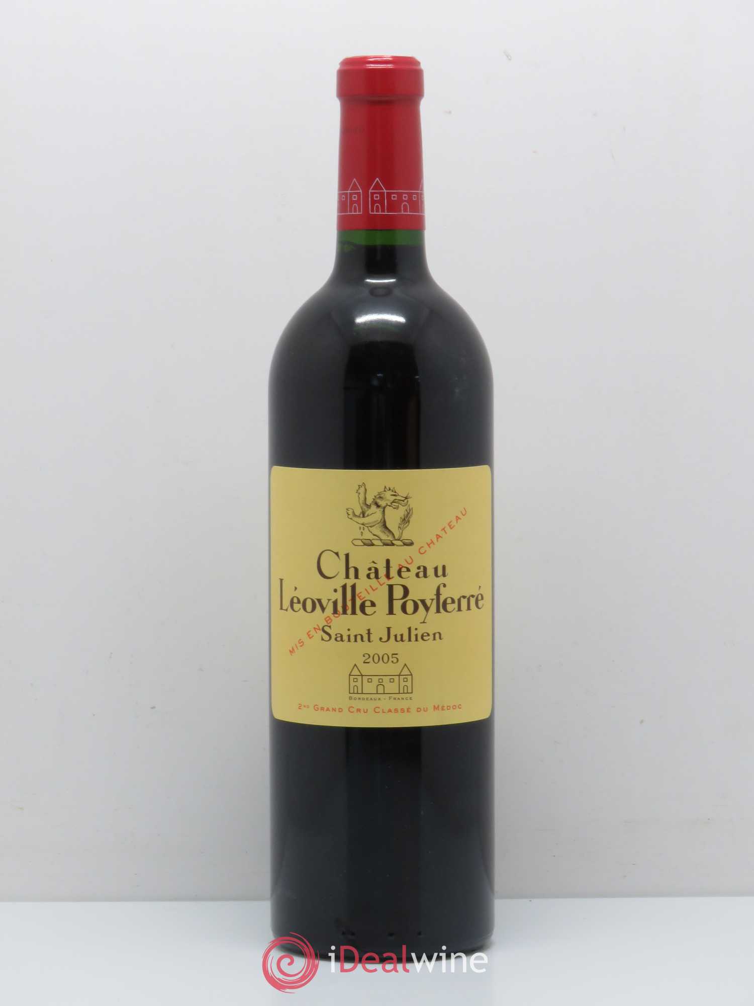 Château Léoville Poyferré 2ème Grand Cru Classé 2005 - Lot de 1 bouteille - 0