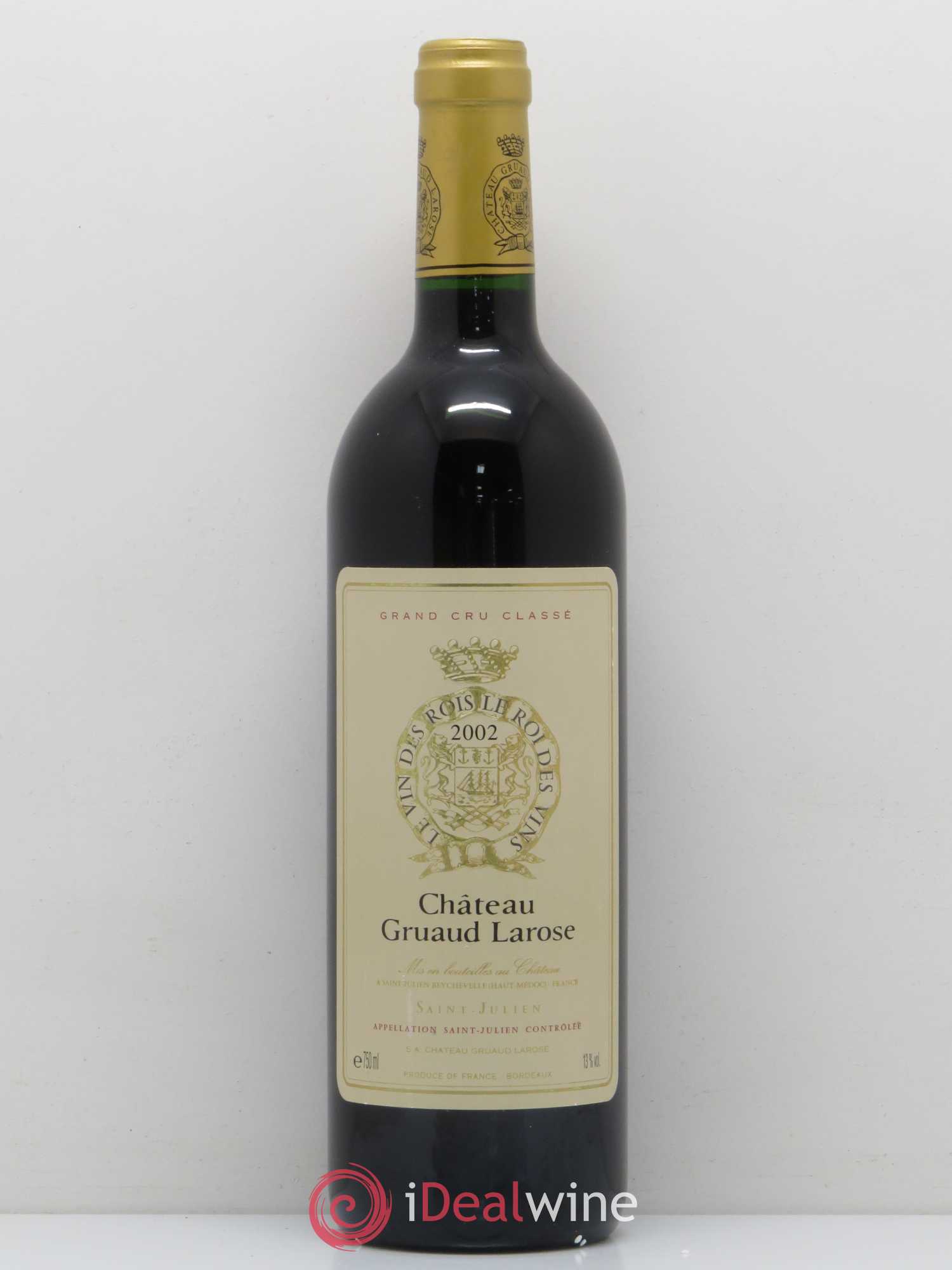 Château Gruaud Larose 2ème Grand Cru Classé 2002 - Lot de 1 bouteille - 0
