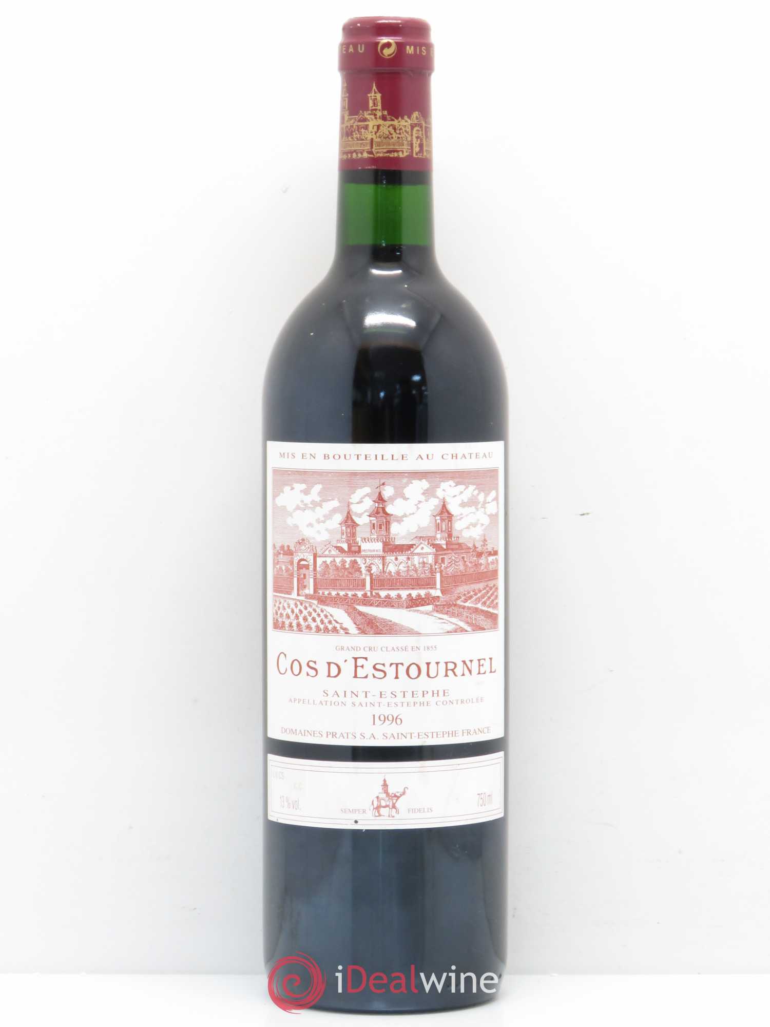 Cos d'Estournel 2ème Grand Cru Classé 1996 - Lot de 1 bouteille - 0