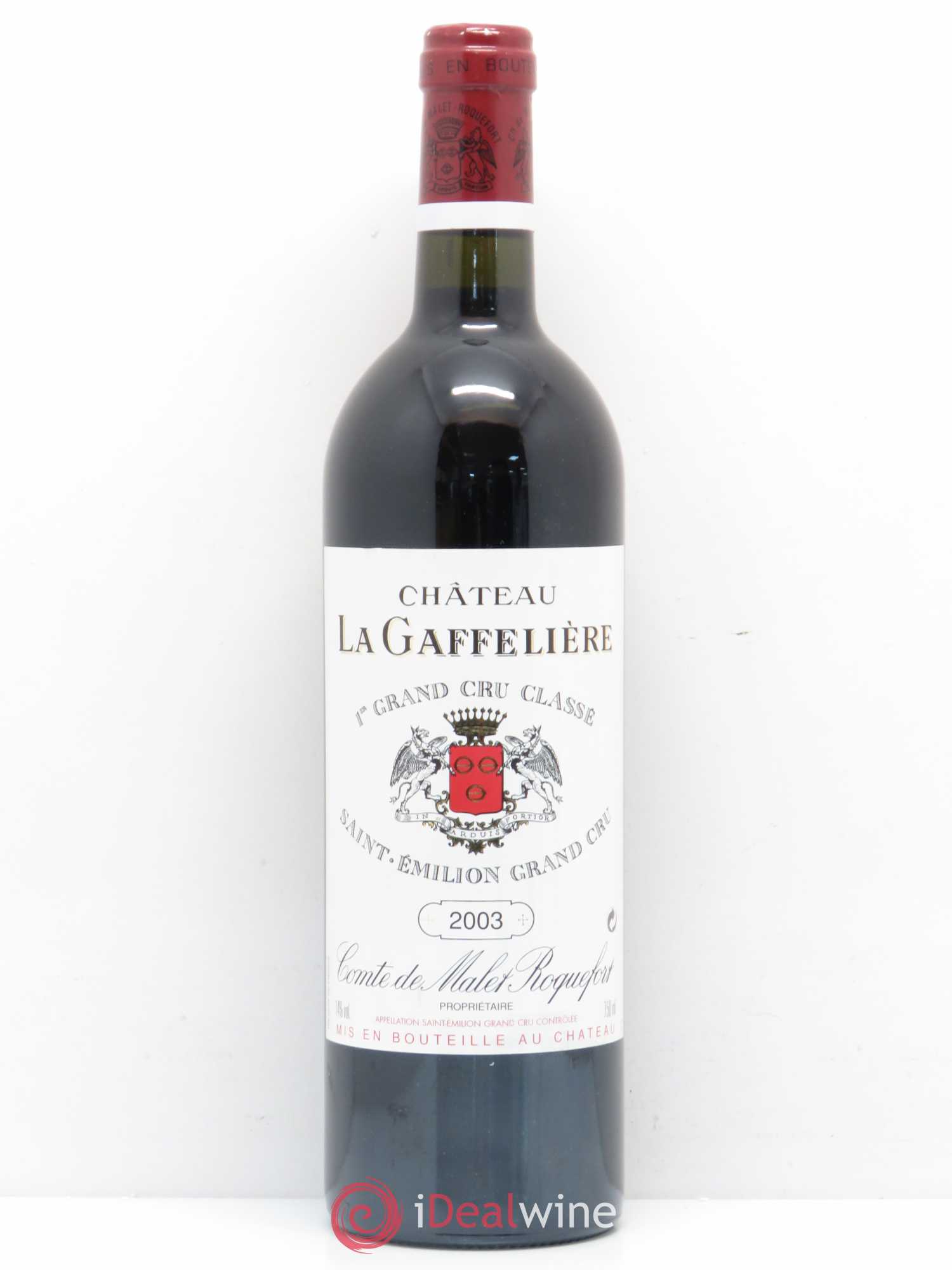 Château la Gaffelière 1er Grand Cru Classé B 2003 - Lot de 1 bouteille - 0