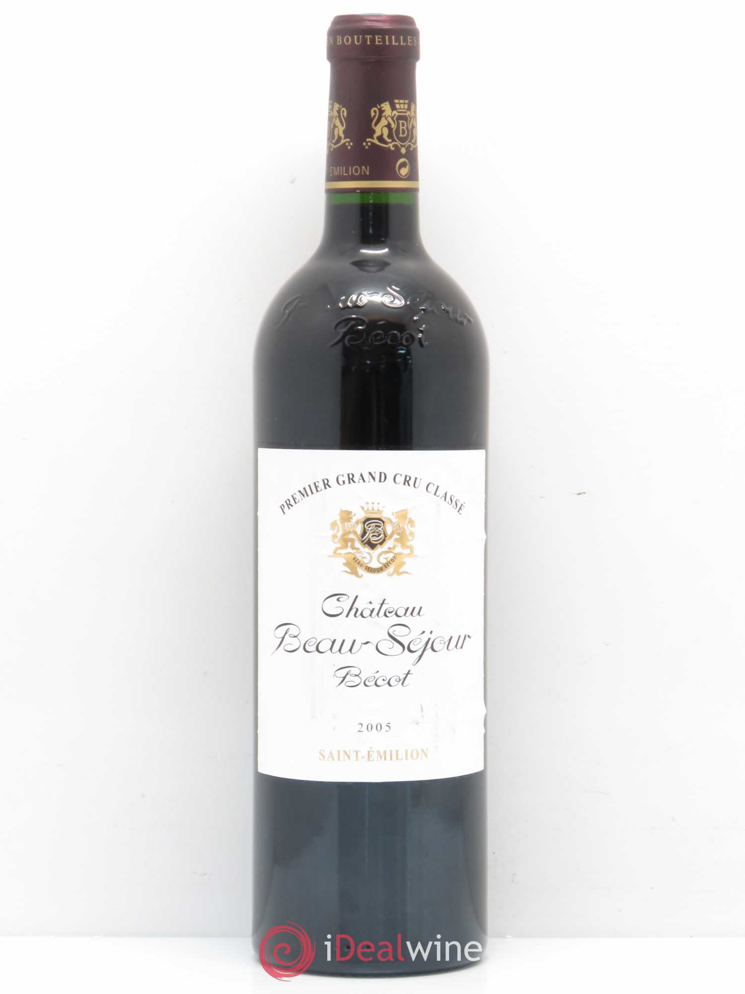 Château Beau-Séjour Bécot 1er Grand Cru Classé B 2005 - Lot de 1 bouteille - 0