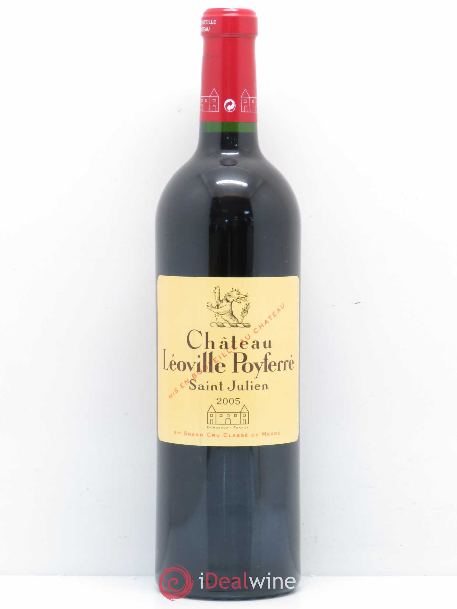 Château Léoville Poyferré 2ème Grand Cru Classé 2005 - Lot de 1 bouteille - 0
