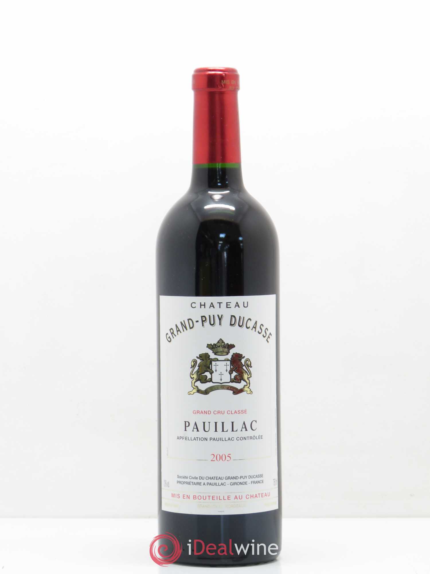 Château Grand Puy Ducasse 5ème Grand Cru Classé 2005 - Lot de 1 bouteille - 0