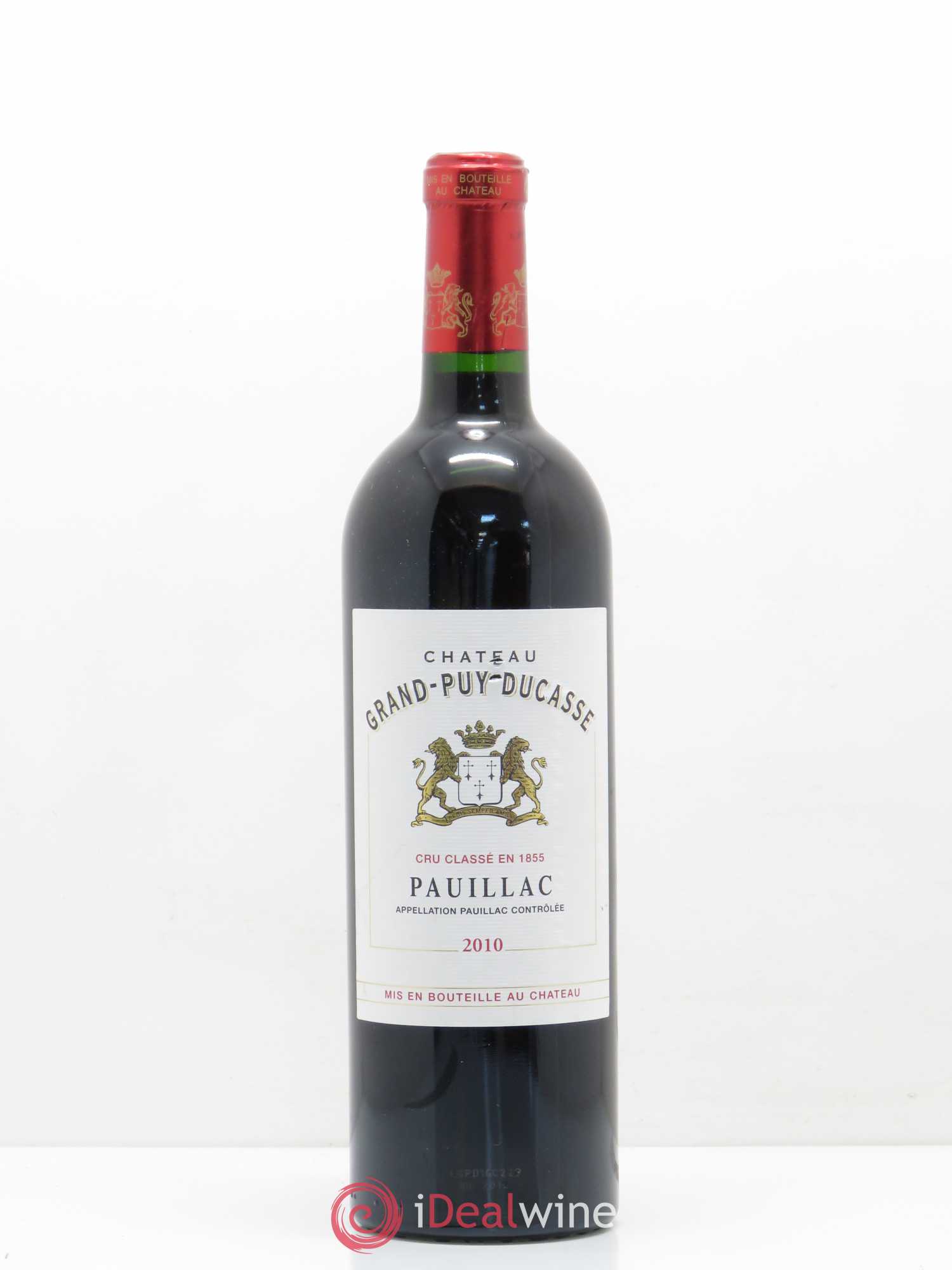 Château Grand Puy Ducasse 5ème Grand Cru Classé 2010 - Lot de 1 bouteille - 0