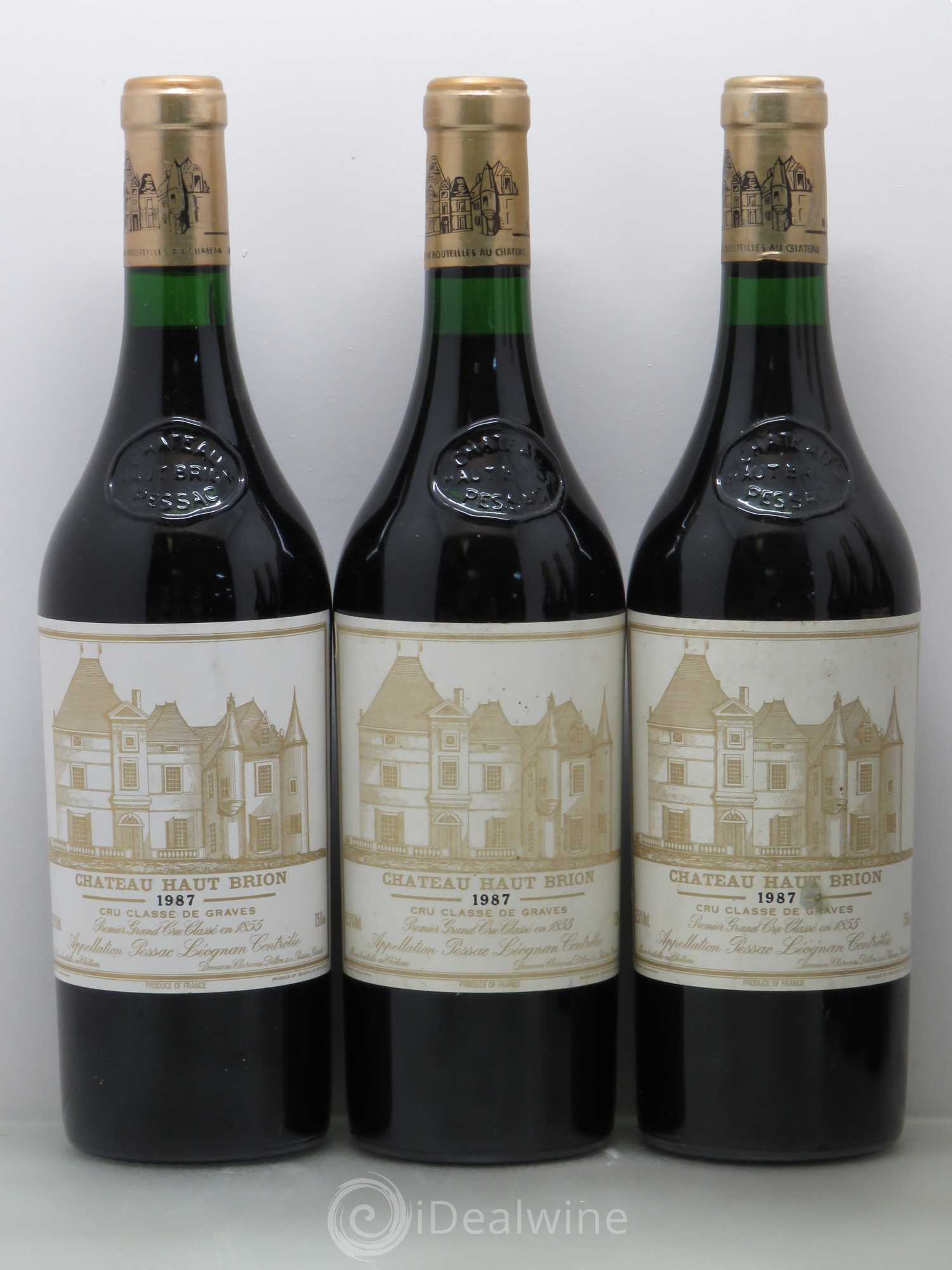 Château Haut Brion 1er Grand Cru Classé 1987 - Lot de 6 bouteilles - 1