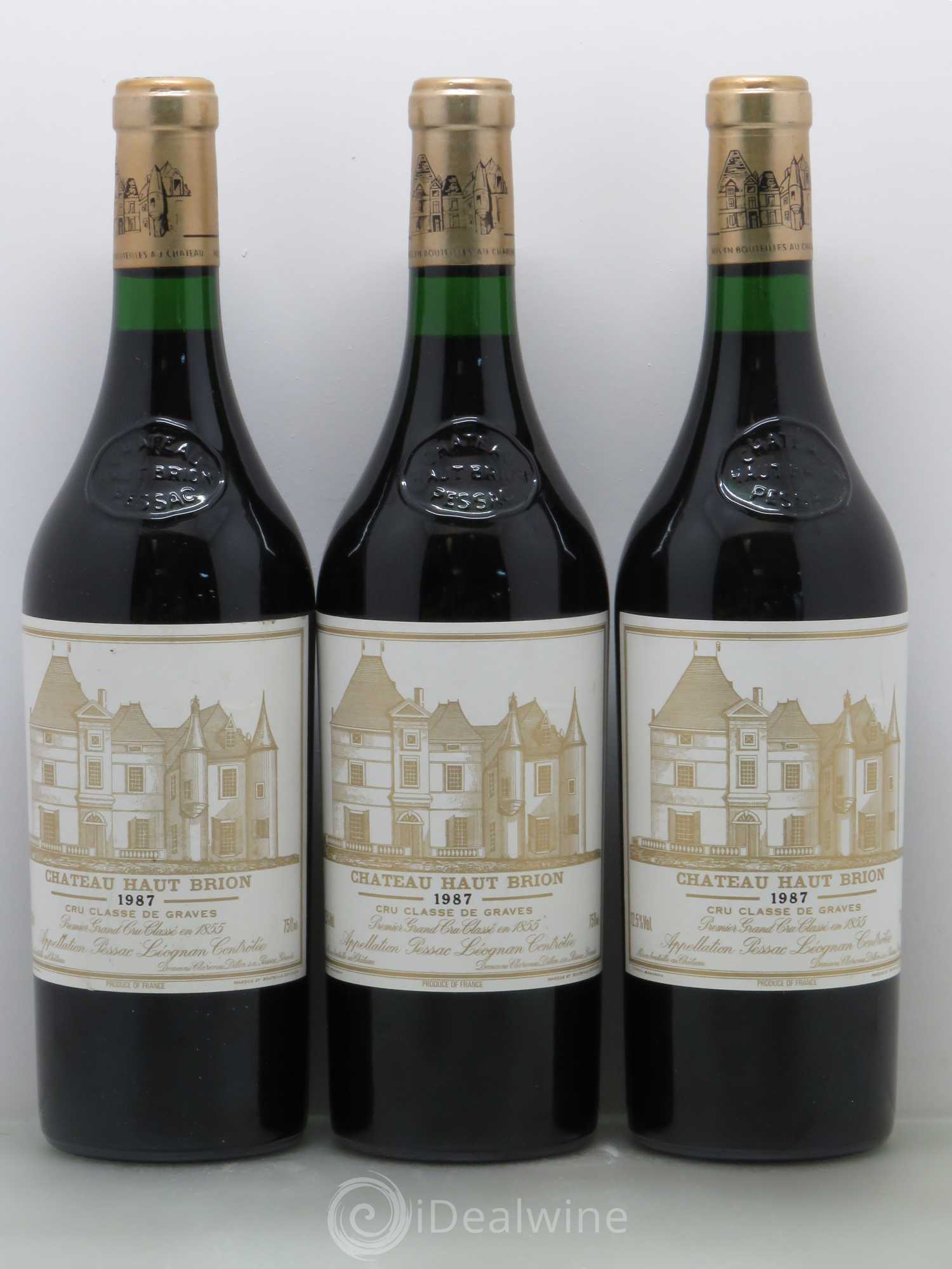 Château Haut Brion 1er Grand Cru Classé 1987 - Lot de 6 bouteilles - 2