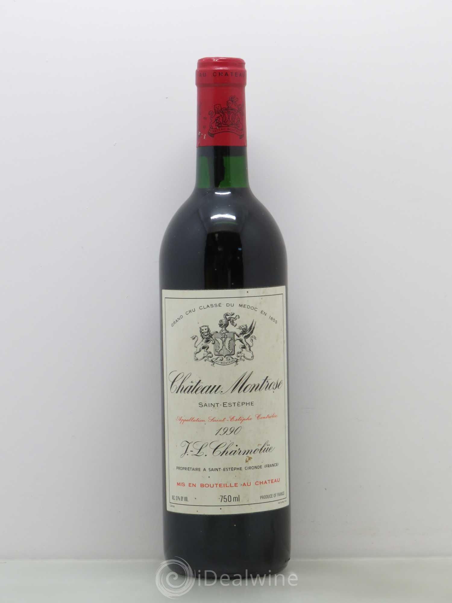 Château Montrose 2ème Grand Cru Classé 1990 - Lot de 1 bouteille - 0