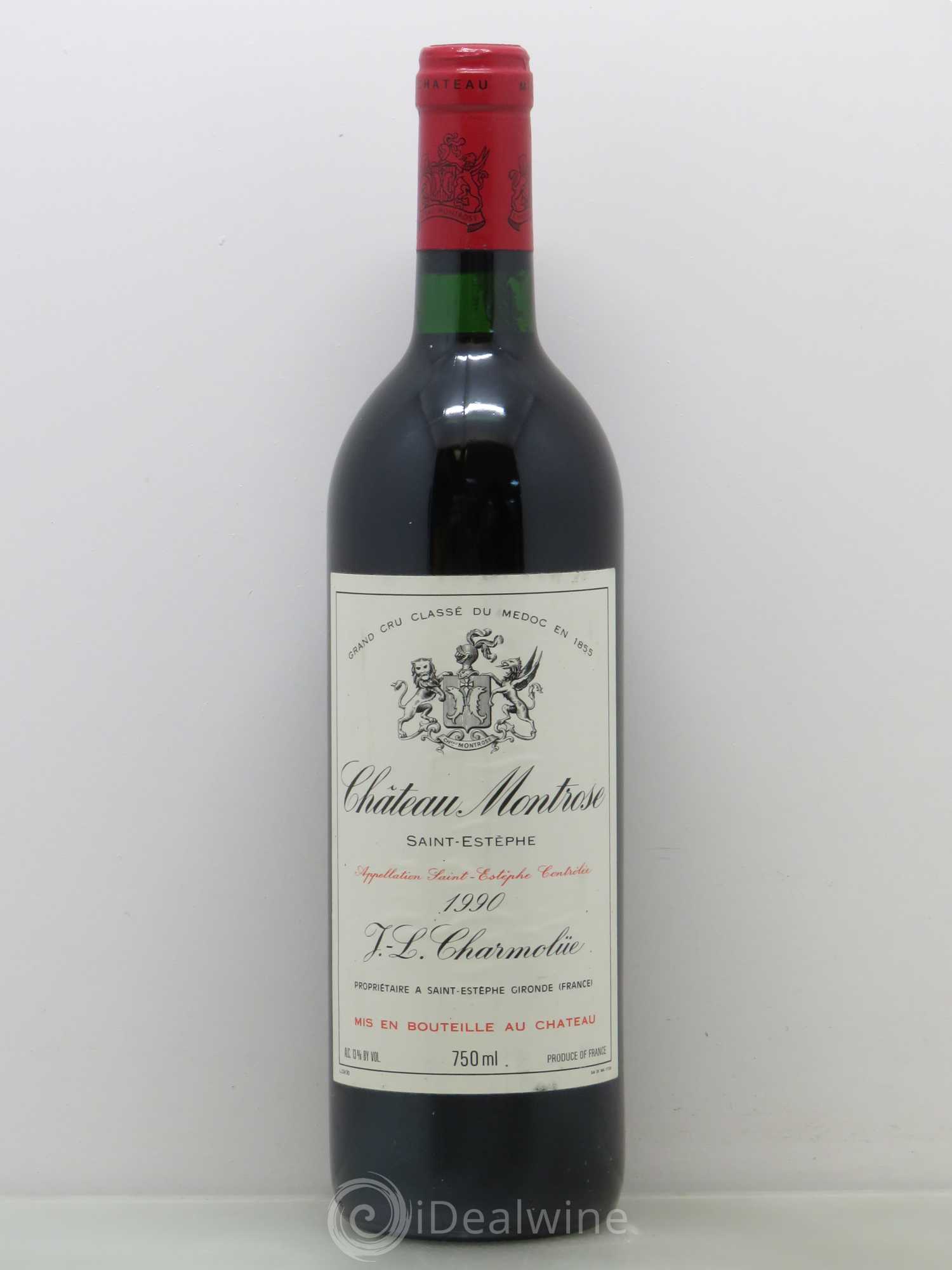 Château Montrose 2ème Grand Cru Classé 1990 - Lot de 1 bouteille - 0