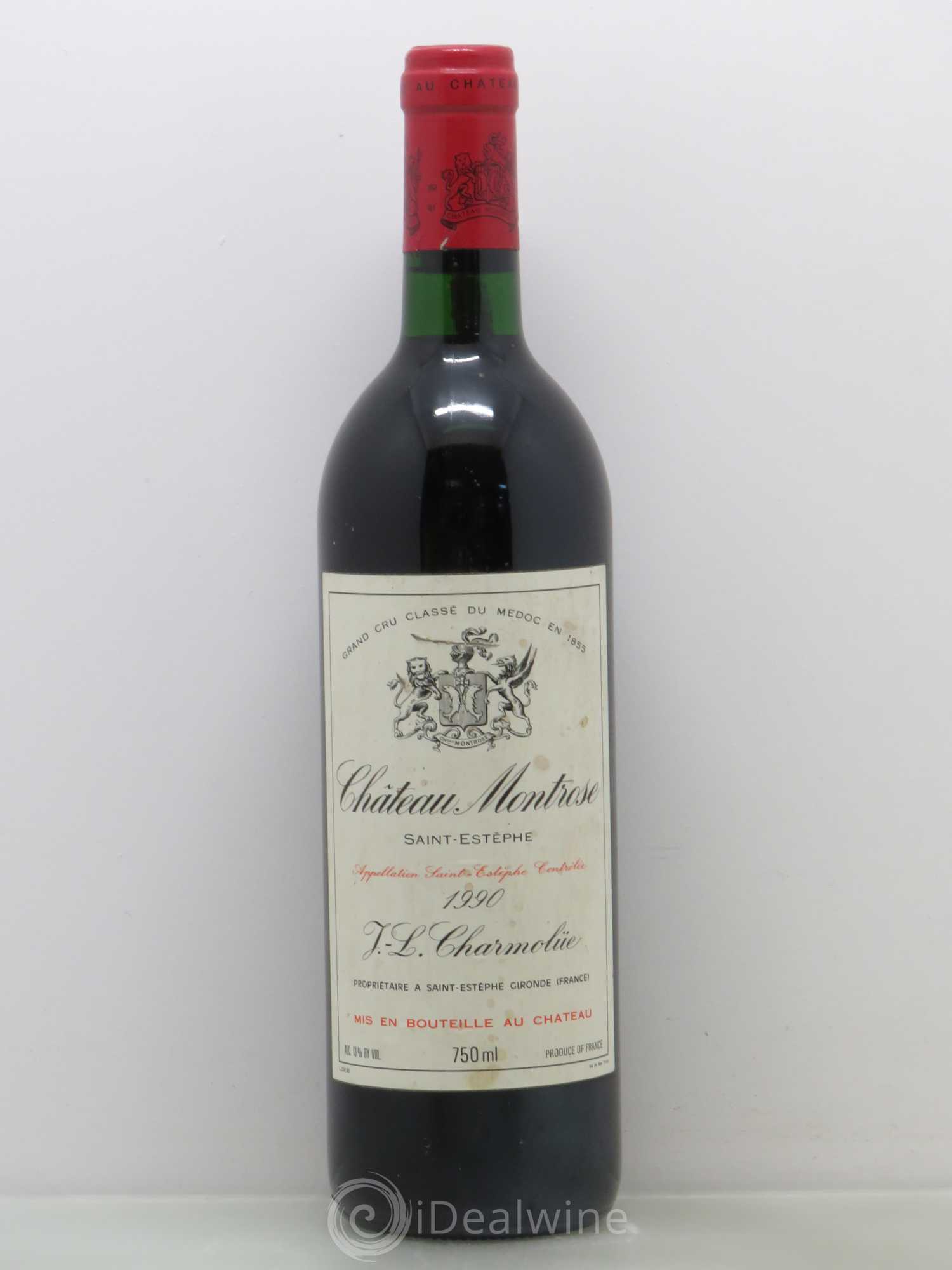 Château Montrose 2ème Grand Cru Classé 1990 - Lot de 1 bouteille - 0