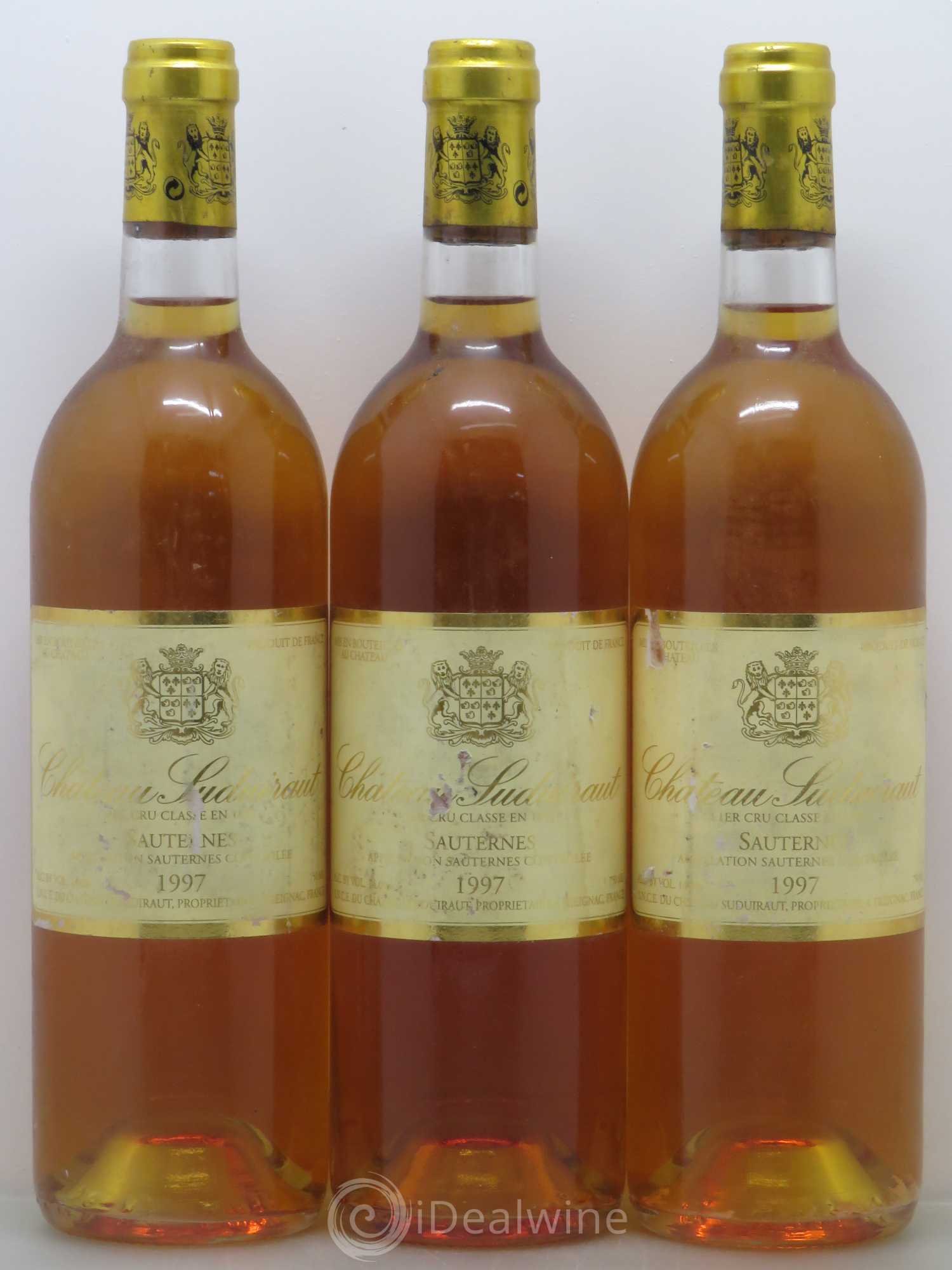 Château Suduiraut 1er Grand Cru Classé 1997 - Lotto di 3 bottiglie - 0