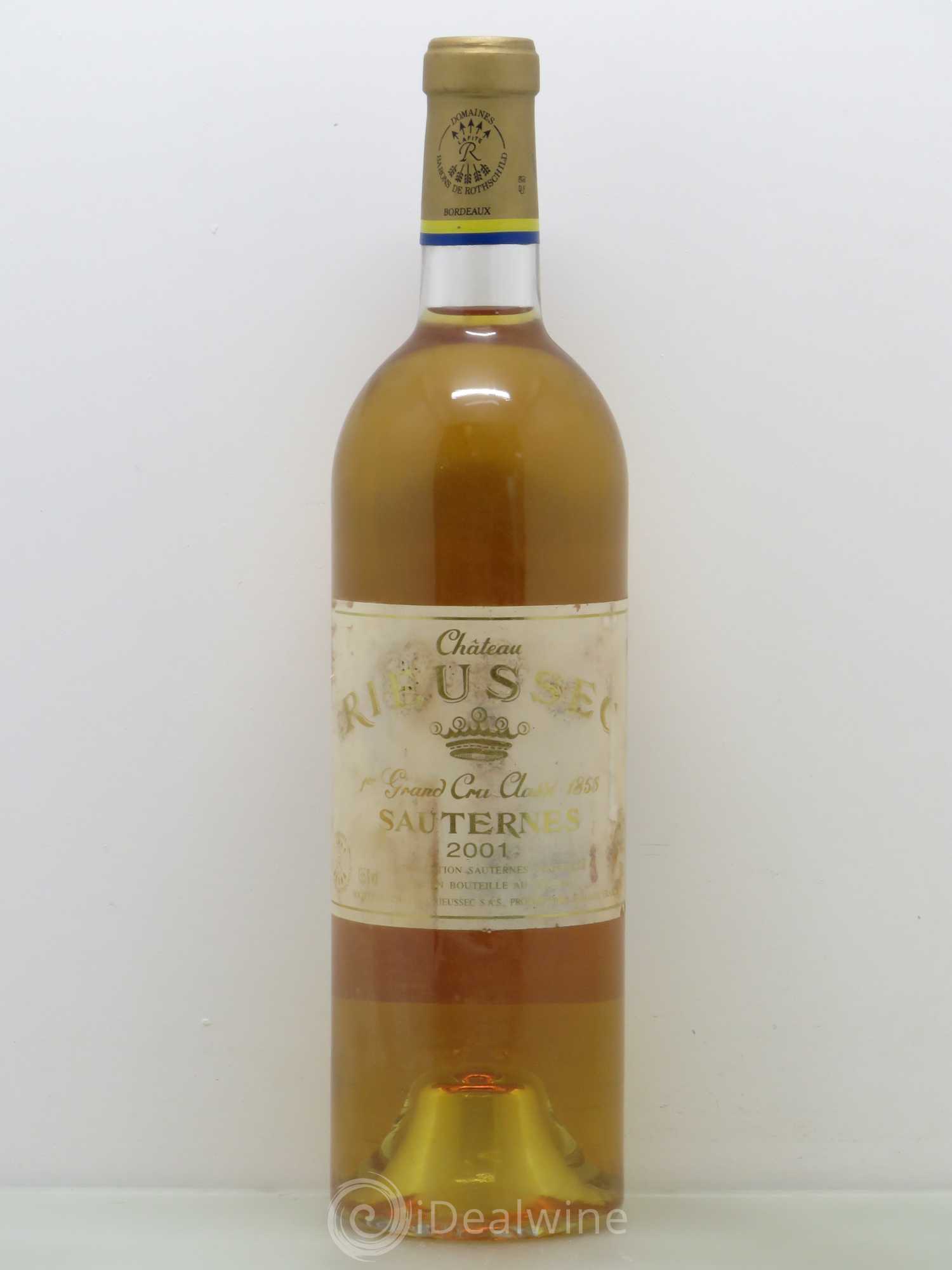 Château Rieussec 1er Grand Cru Classé 2001 - Posten von 1 Flasche - 0