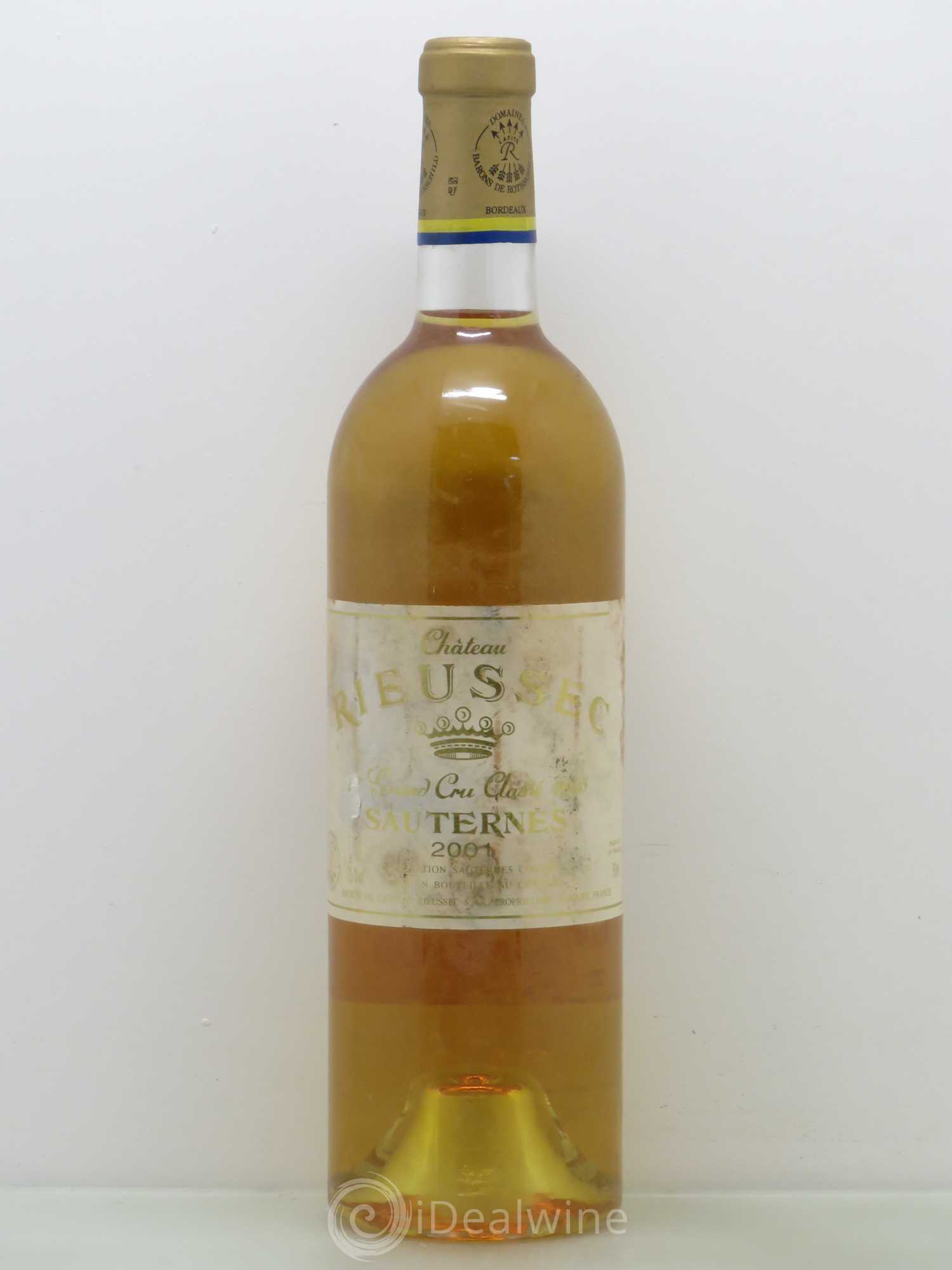 Château Rieussec 1er Grand Cru Classé 2001 - Posten von 1 Flasche - 0
