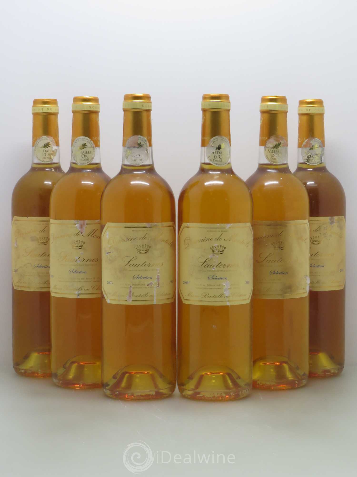 Château Monteils Cru Bourgeois Sélection 2003 - Posten von 6 Flaschen - 0
