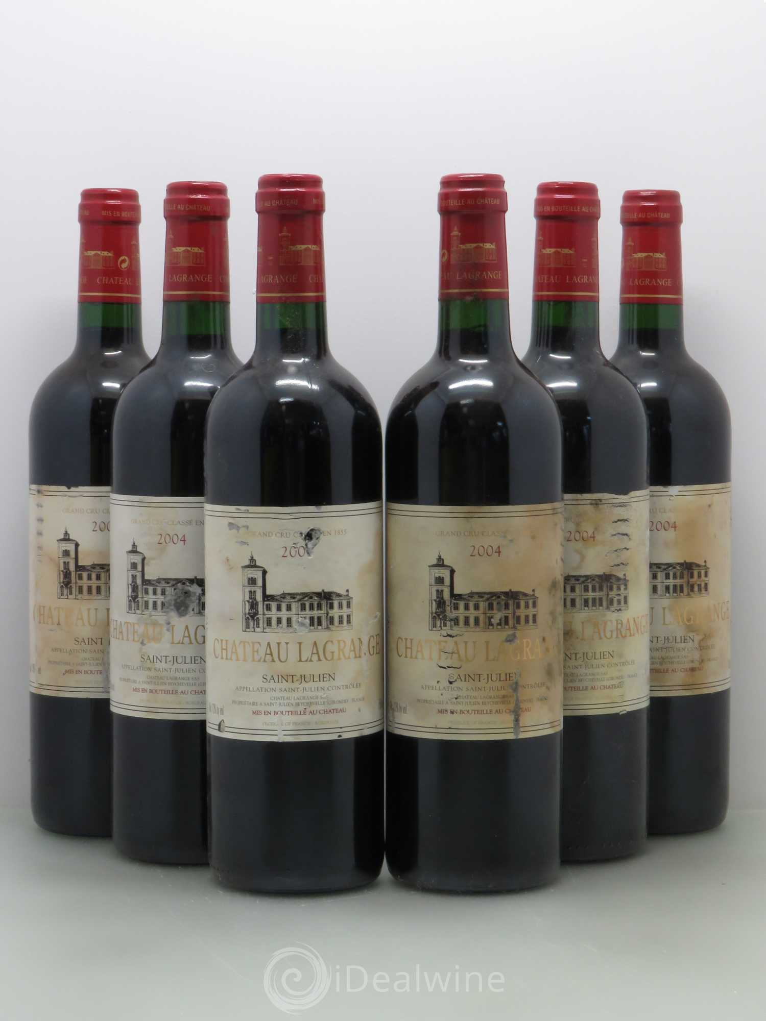 Château Lagrange 3ème Grand Cru Classé 2004 - Lot de 6 bouteilles - 0