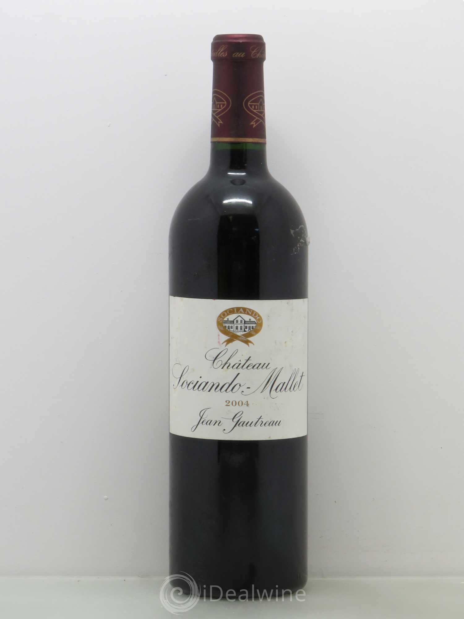 Château Sociando Mallet 2004 - Lot de 1 bouteille - 0