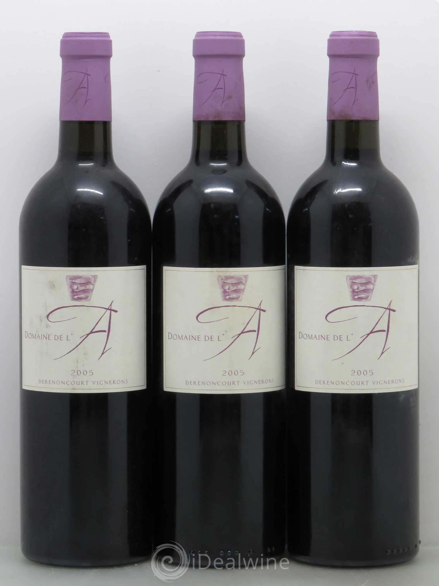 Domaine de l'A 2005 - Lot de 3 bouteilles - 0
