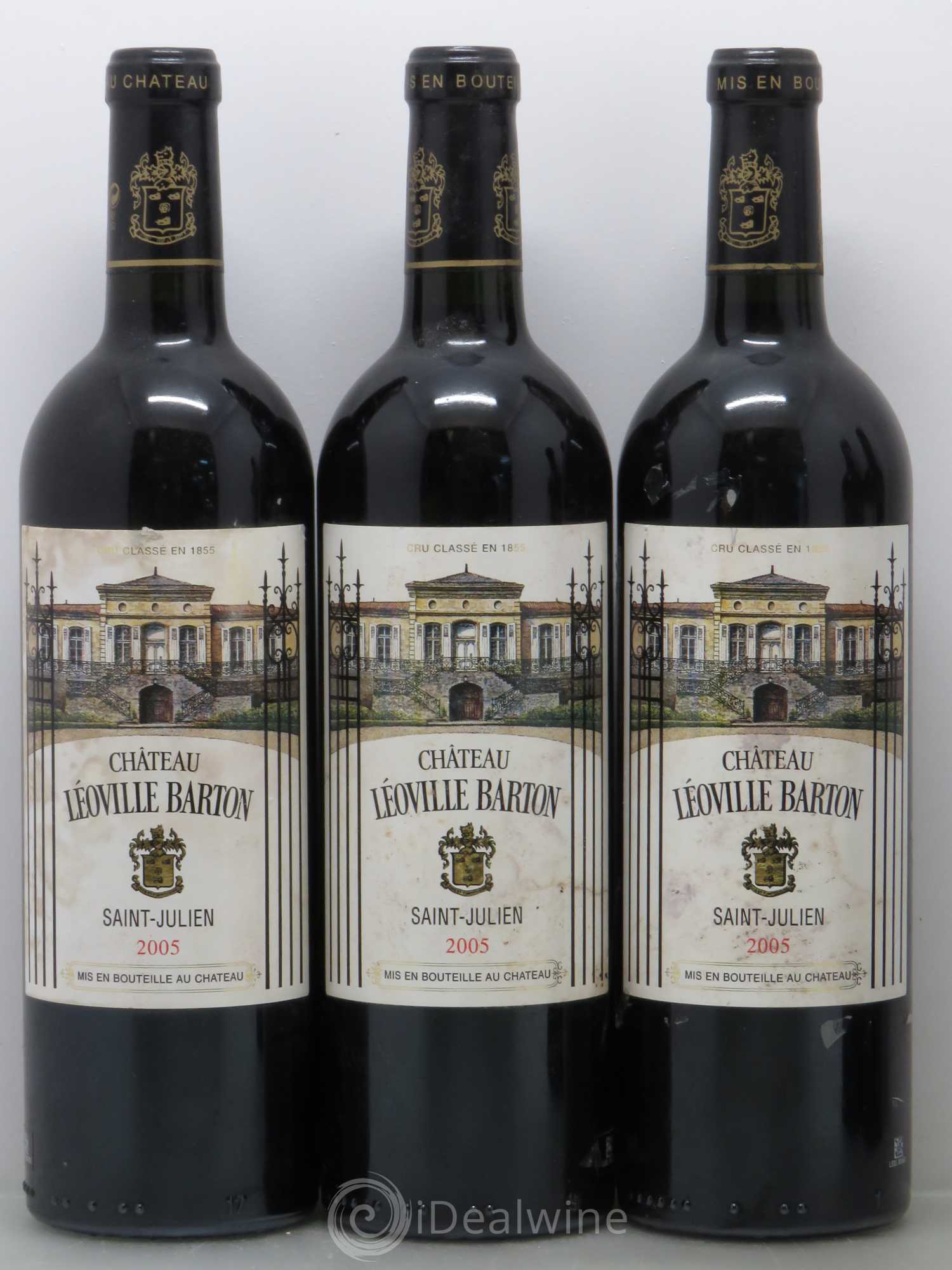 Château Léoville Barton 2ème Grand Cru Classé 2005 - Lot de 5 bouteilles - 1