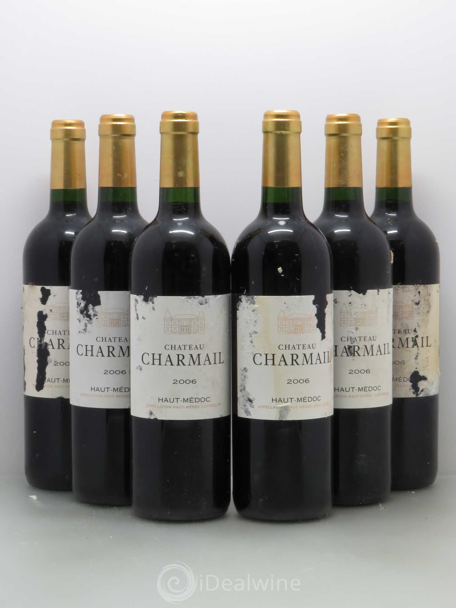 Château Charmail Cru Bourgeois 2006 - Lot de 6 bouteilles - 0