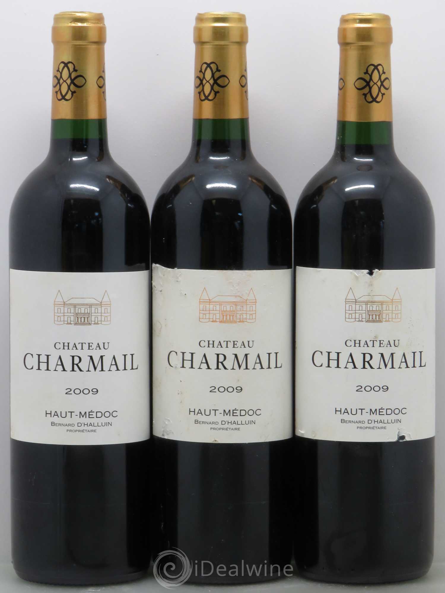 Château Charmail Cru Bourgeois 2009 - Lot de 3 bouteilles - 0