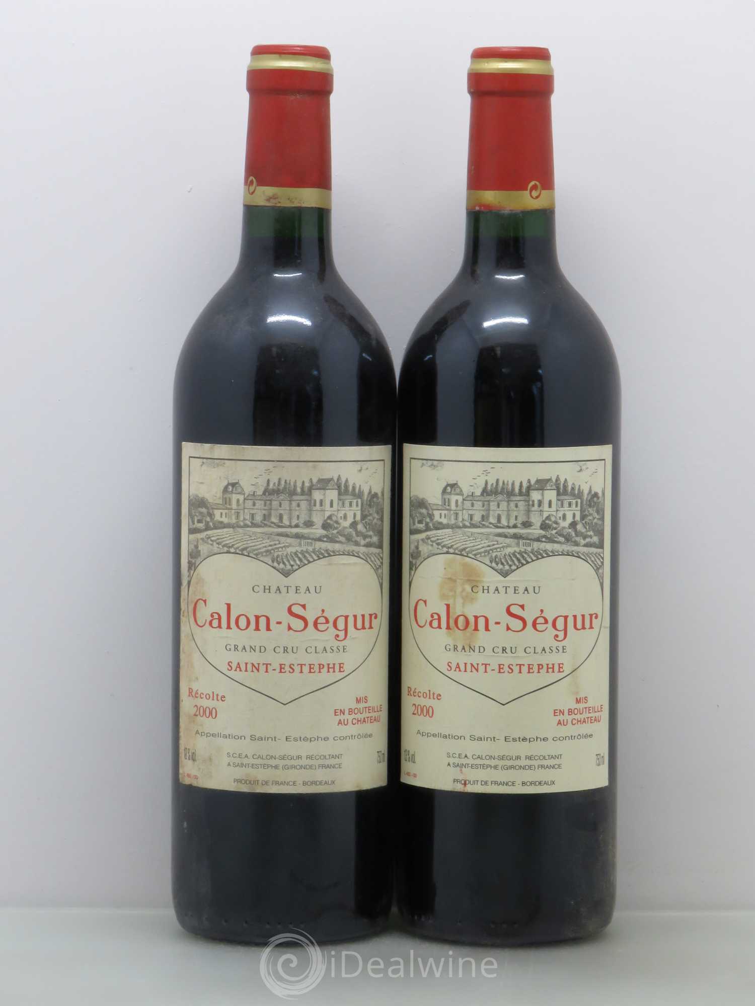 Château Calon Ségur 3ème Grand Cru Classé 2000 - Lot de 5 bouteilles - 2
