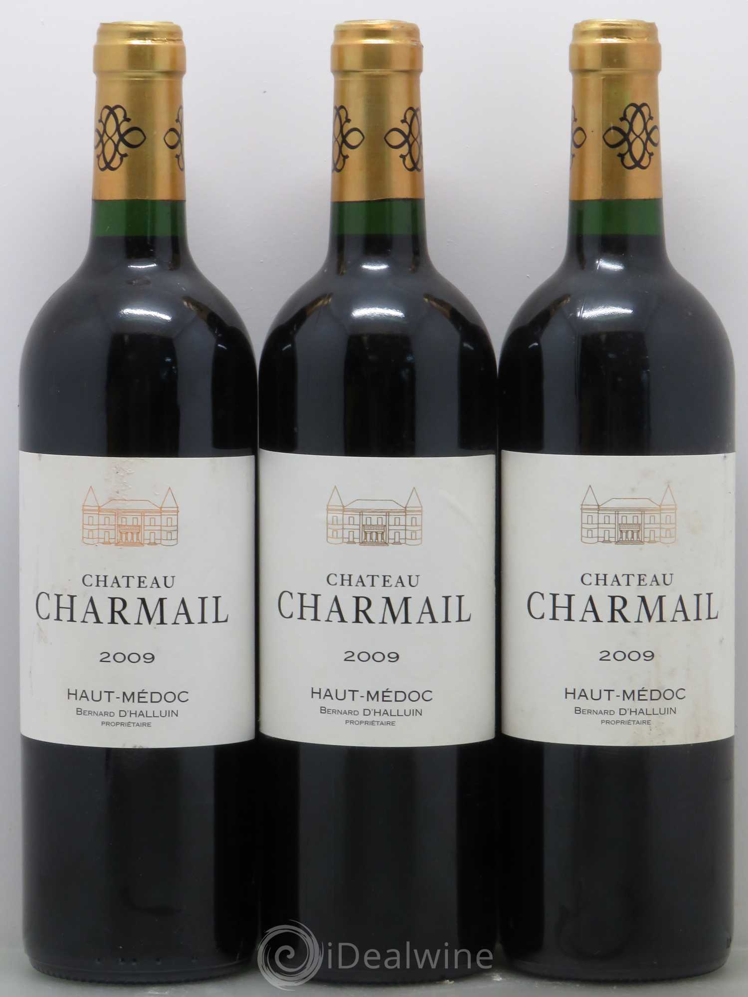 Château Charmail Cru Bourgeois 2009 - Lot de 3 bouteilles - 0
