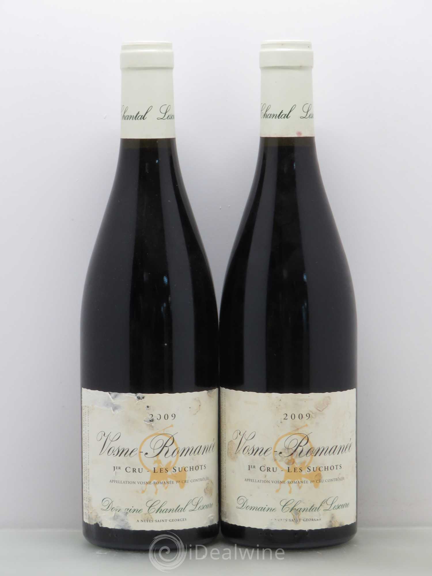 Vosne-Romanée 1er Cru Les Suchots Lescure 2009 - Posten von 2 Flaschen - 0
