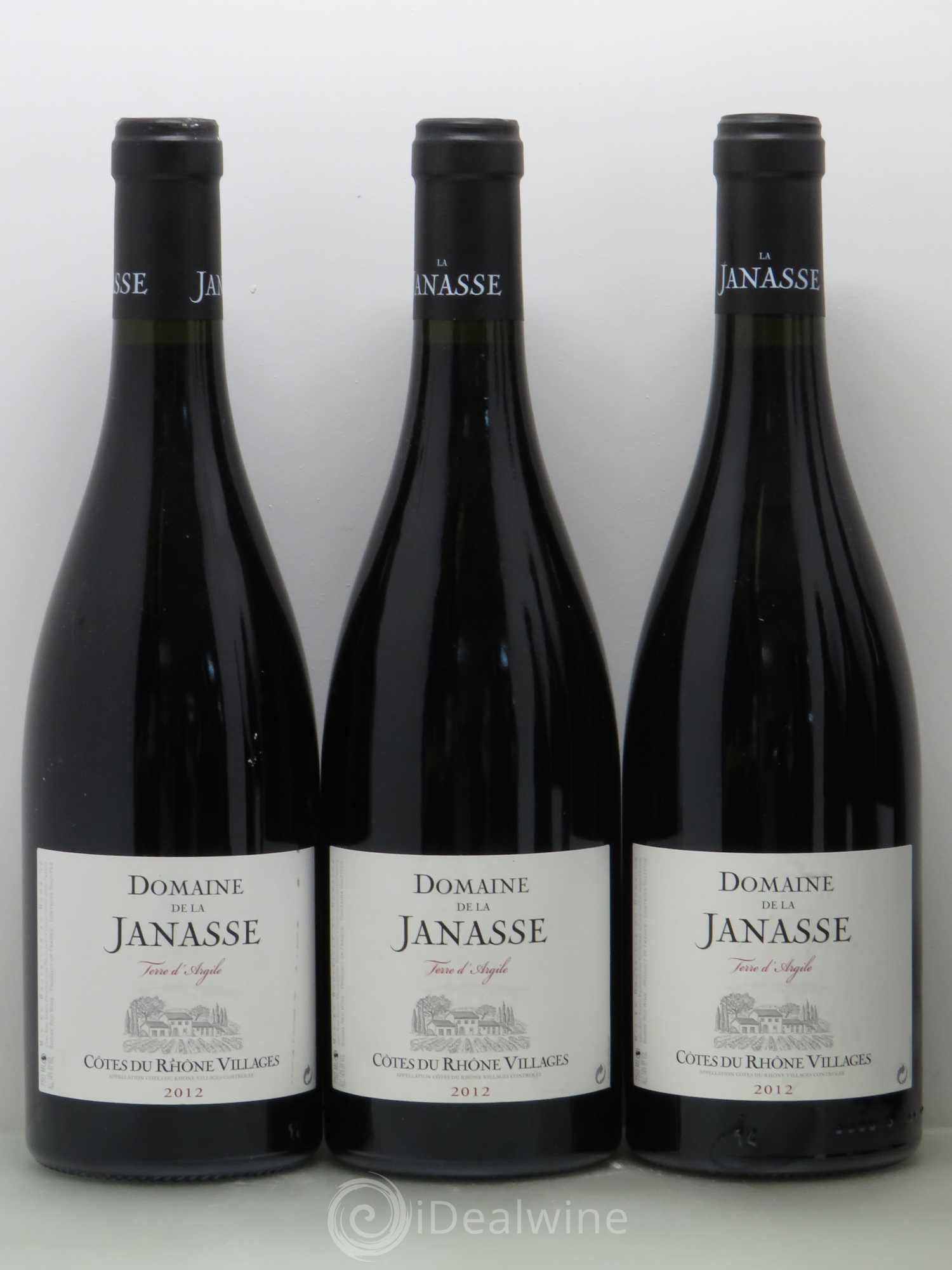 Côtes-du-Rhône-Villages Terre d'Argile La Janasse (Domaine de) 2012 - Lot de 6 bouteilles - 1