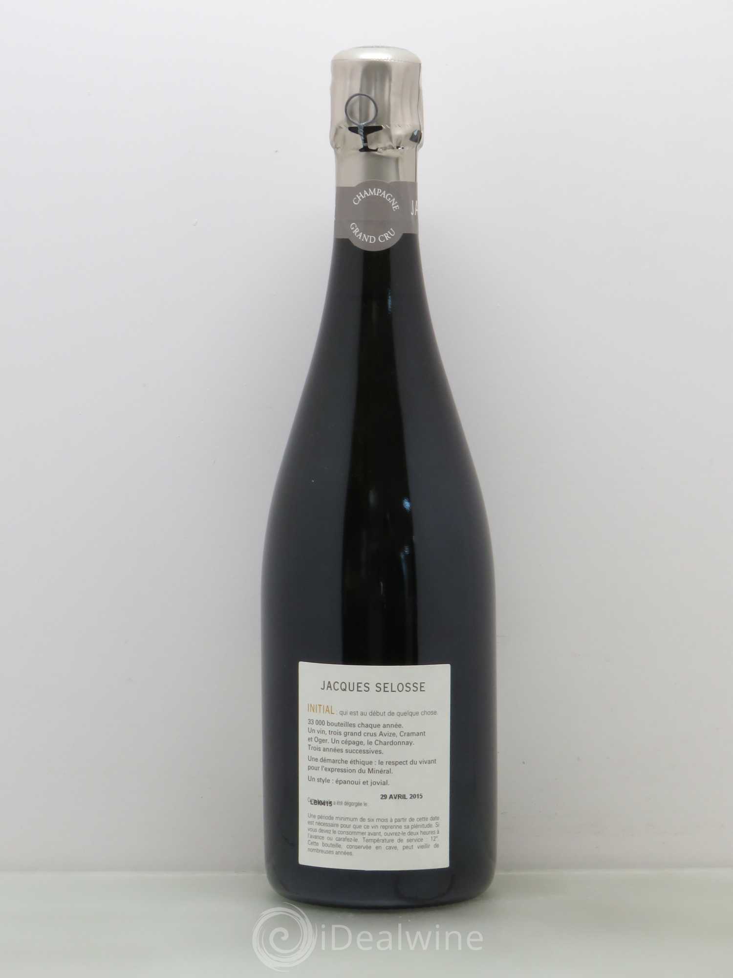 Initial Brut Jacques Selosse - Lot de 1 bouteille - 1