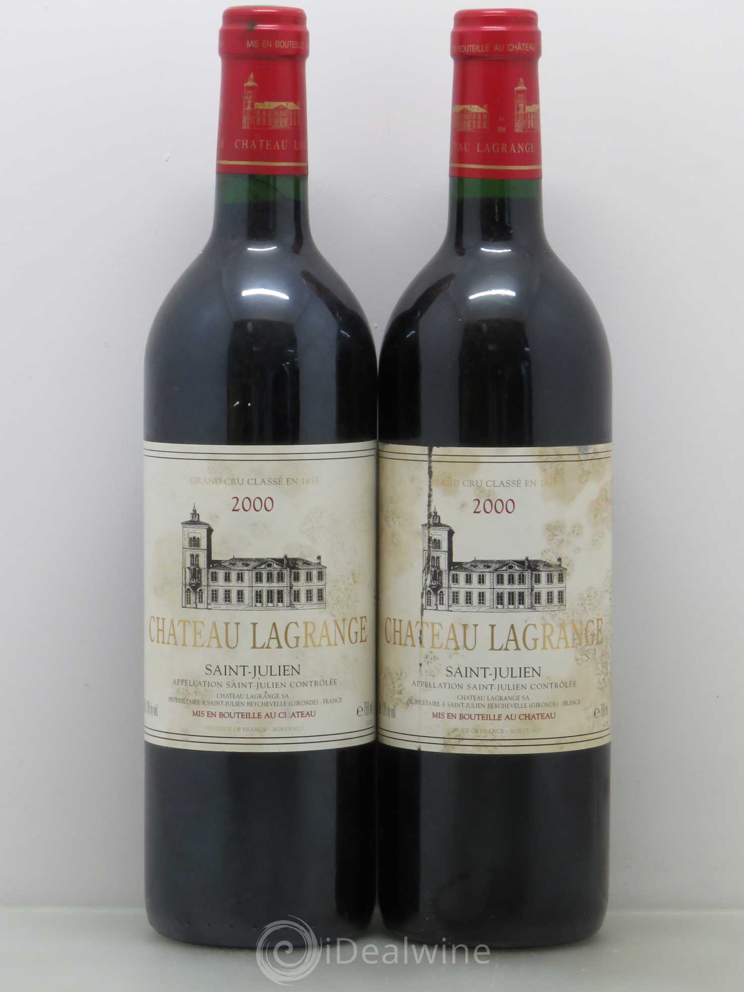 Château Lagrange 3ème Grand Cru Classé 2000 - Lot de 2 bouteilles - 0
